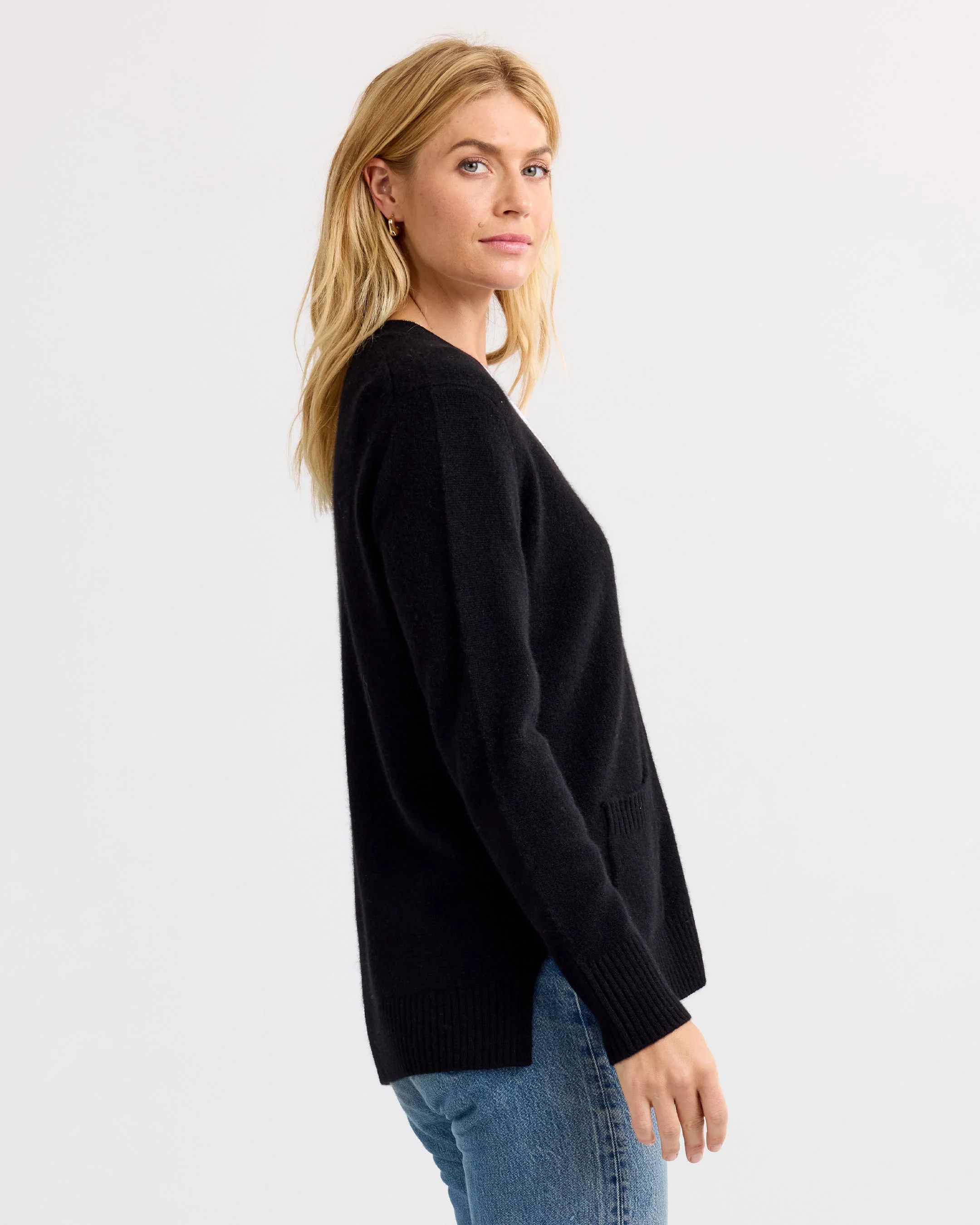 Cashmere Boyfriend Cardigan - Image 3