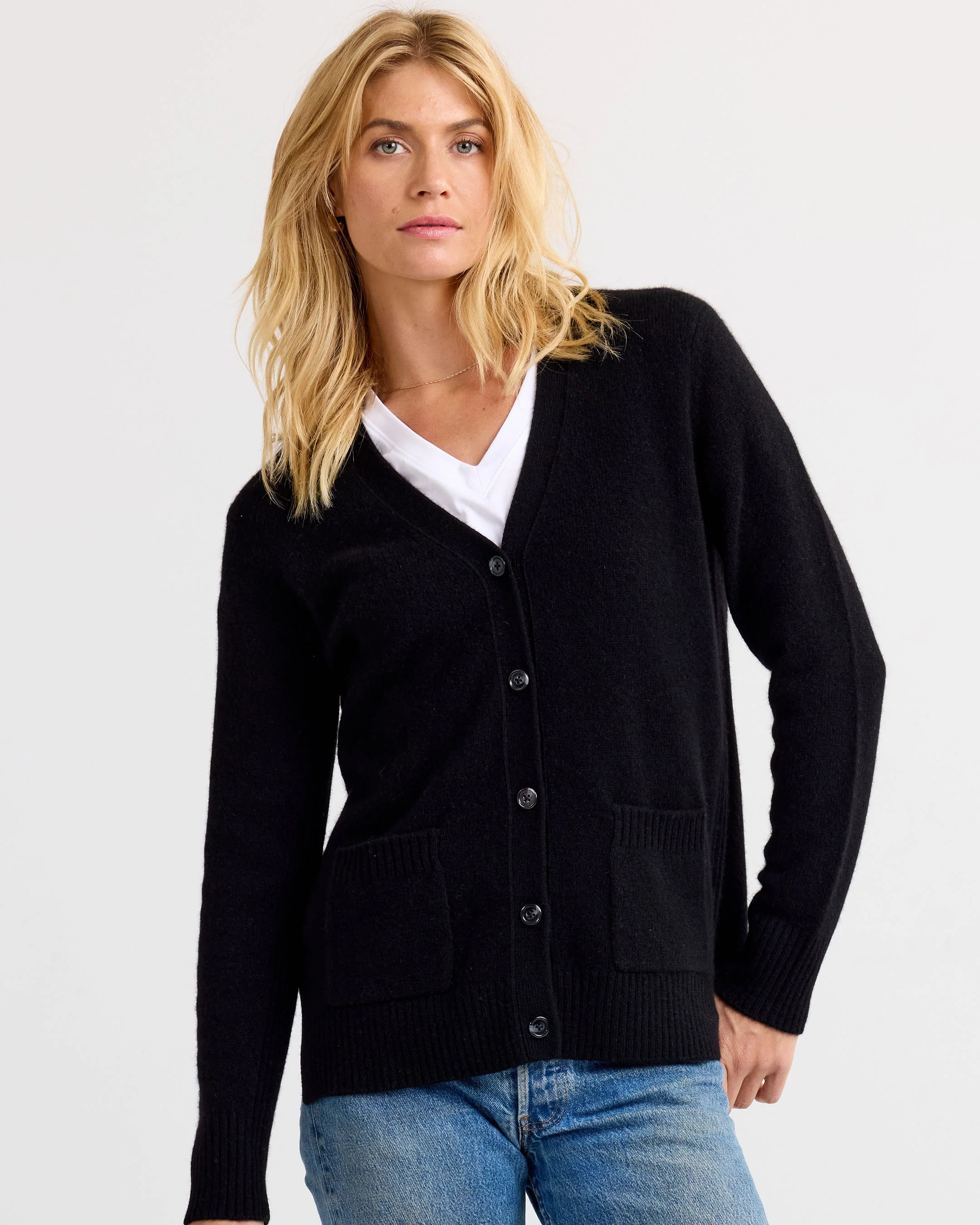 Cashmere Boyfriend Cardigan - Image 5