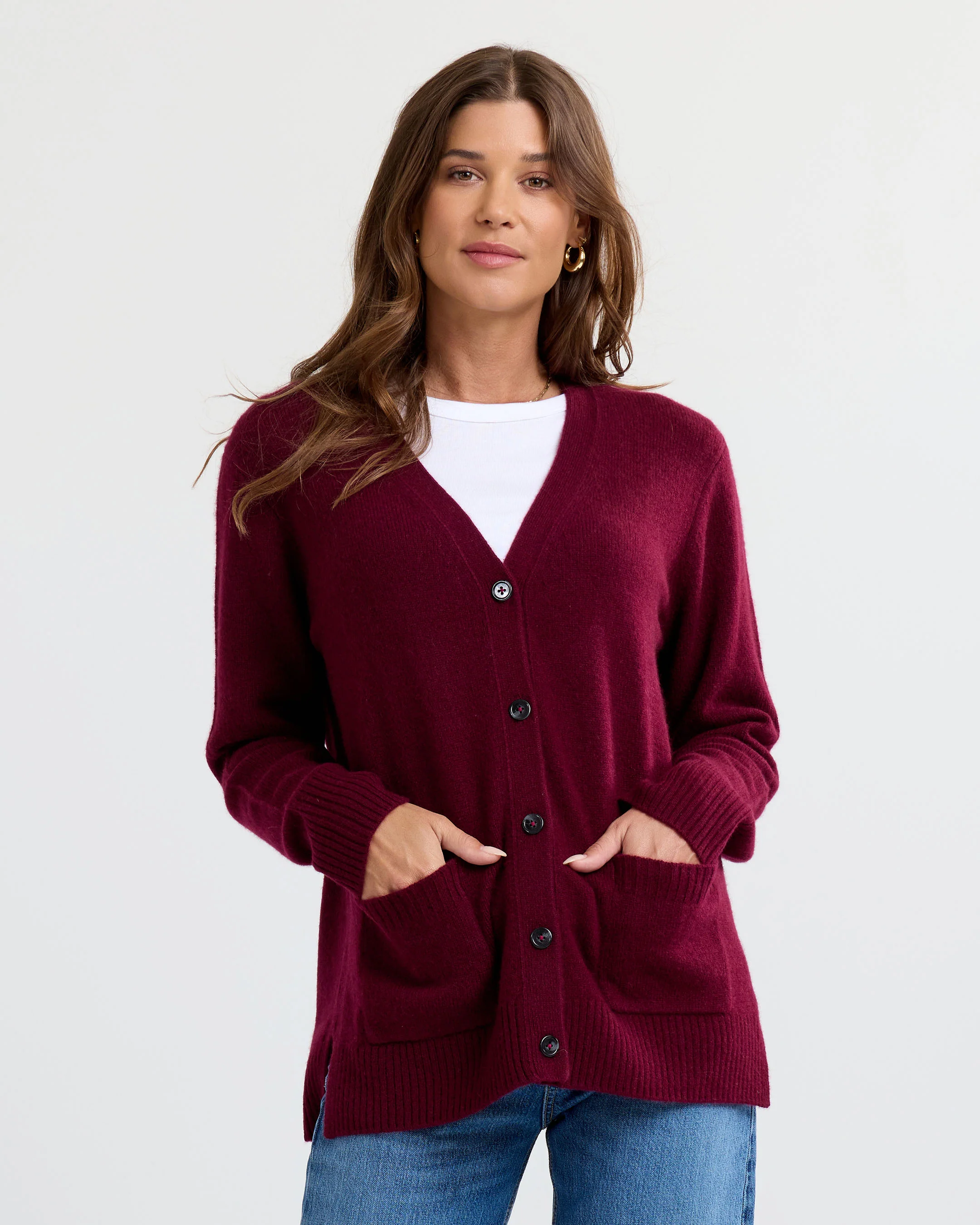 Cashmere Boyfriend Cardigan - Image 4