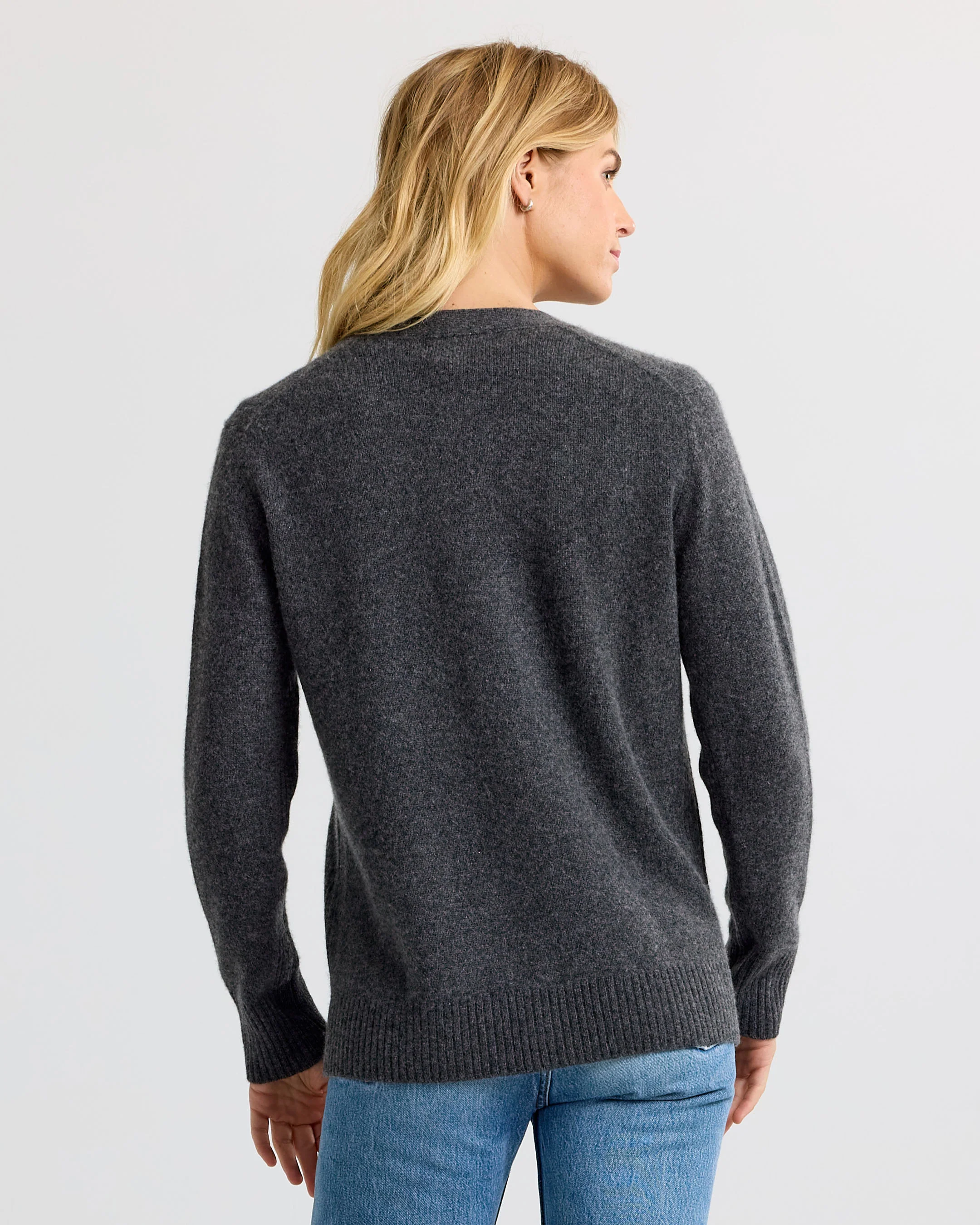 Cashmere Boyfriend Cardigan - Image 7