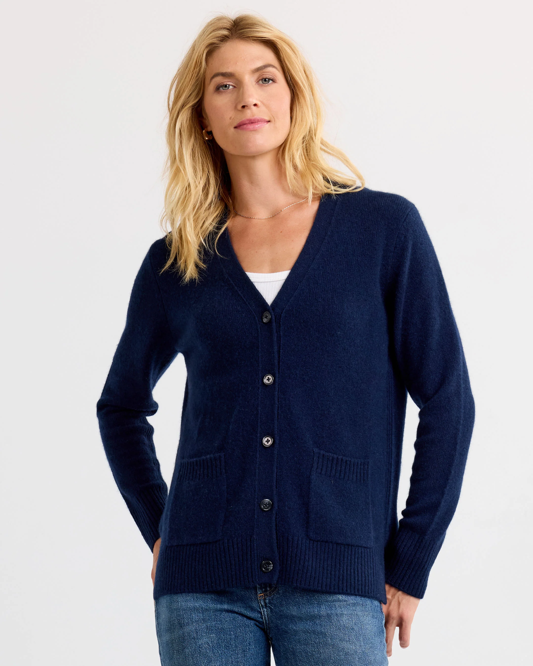Cashmere Boyfriend Cardigan - Image 10