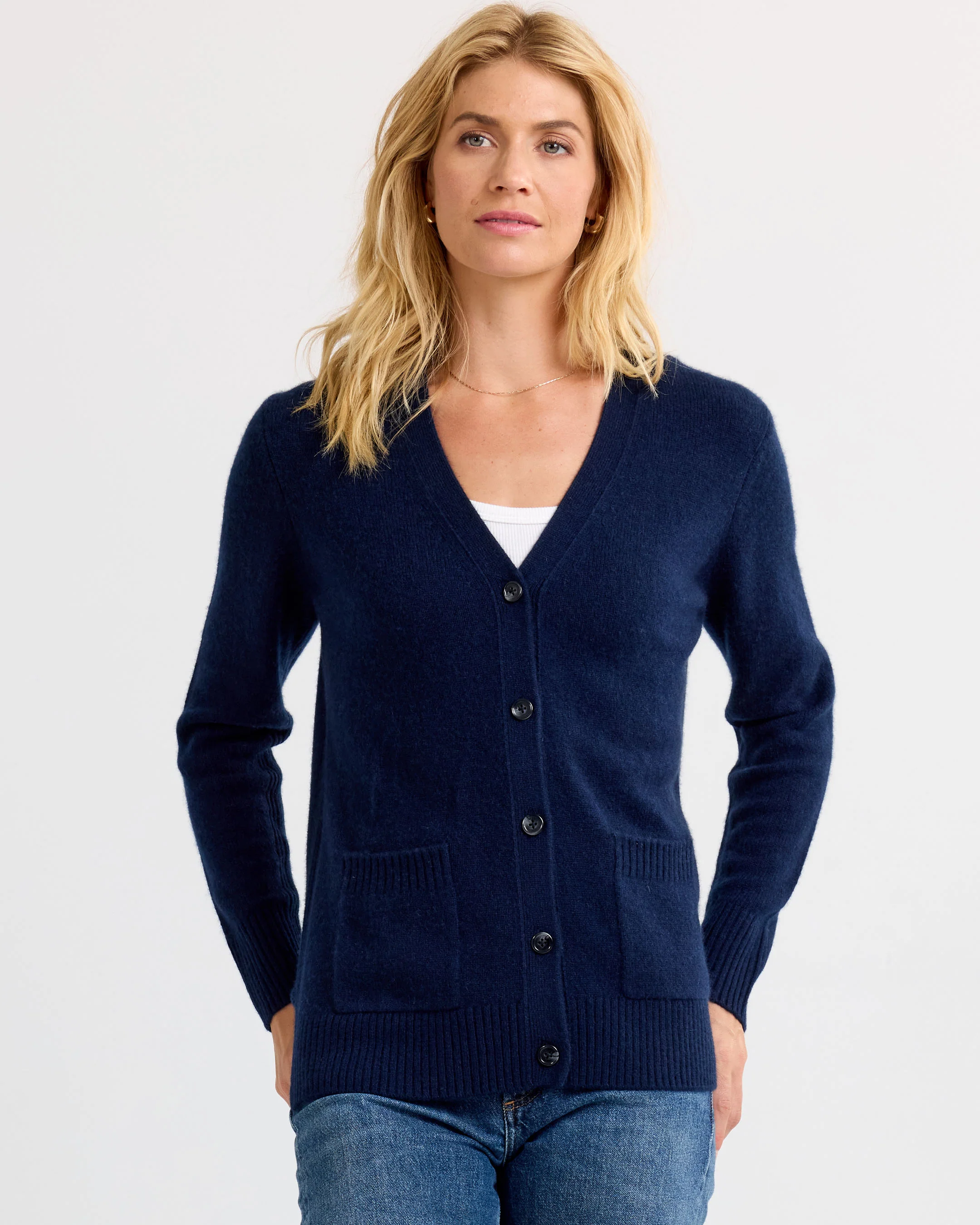 Cashmere Boyfriend Cardigan - Image 3