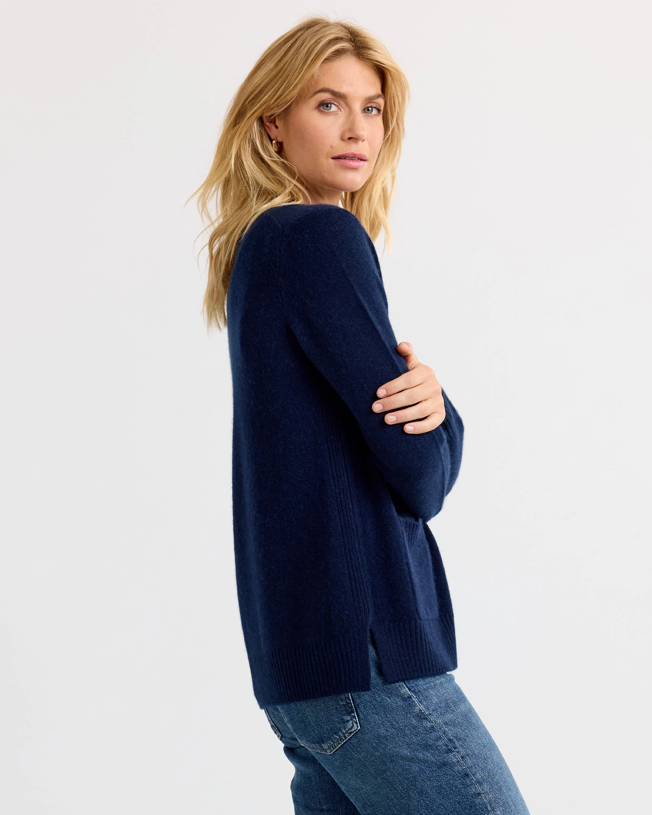 Cashmere Boyfriend Cardigan - Image 4