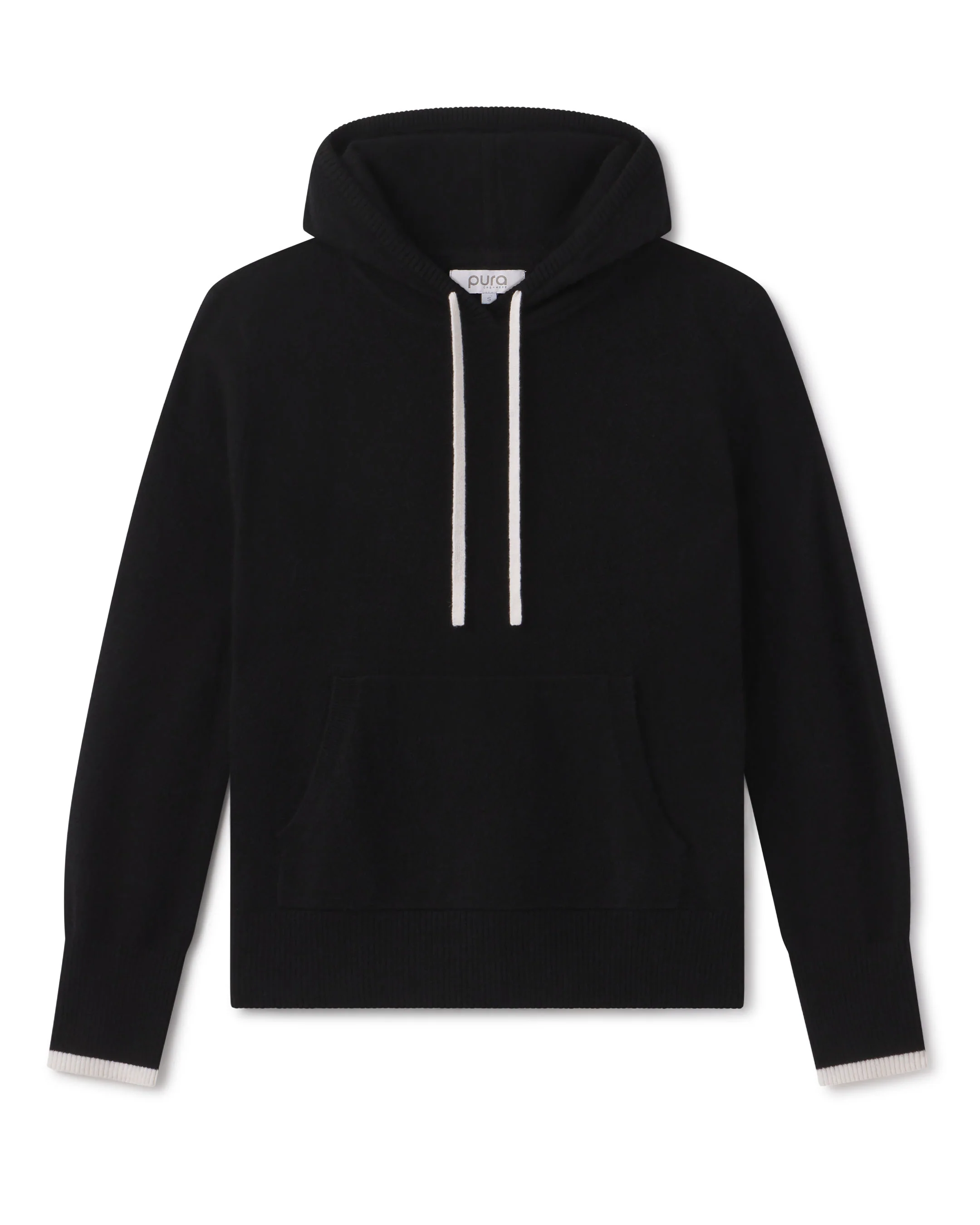Cashmere Contrast Hoodie - Image 7