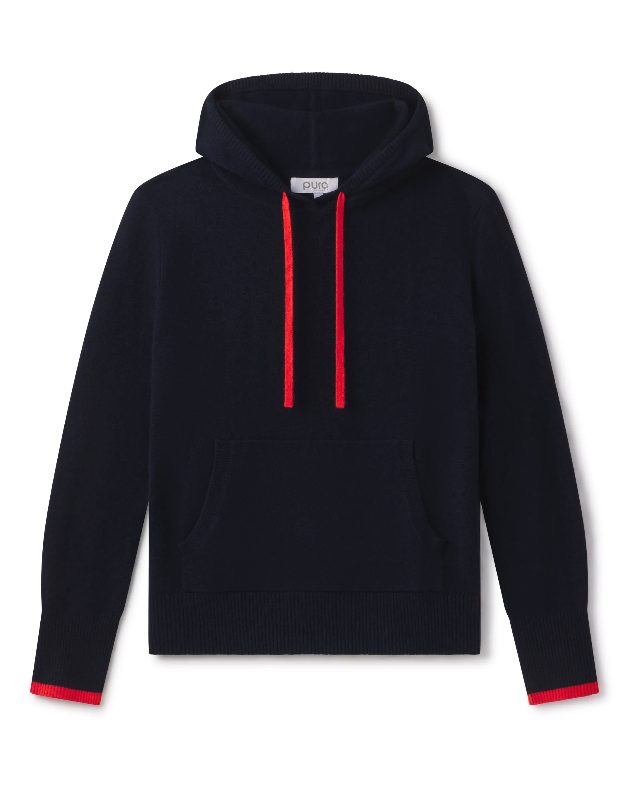 Cashmere Contrast Hoodie - Image 6