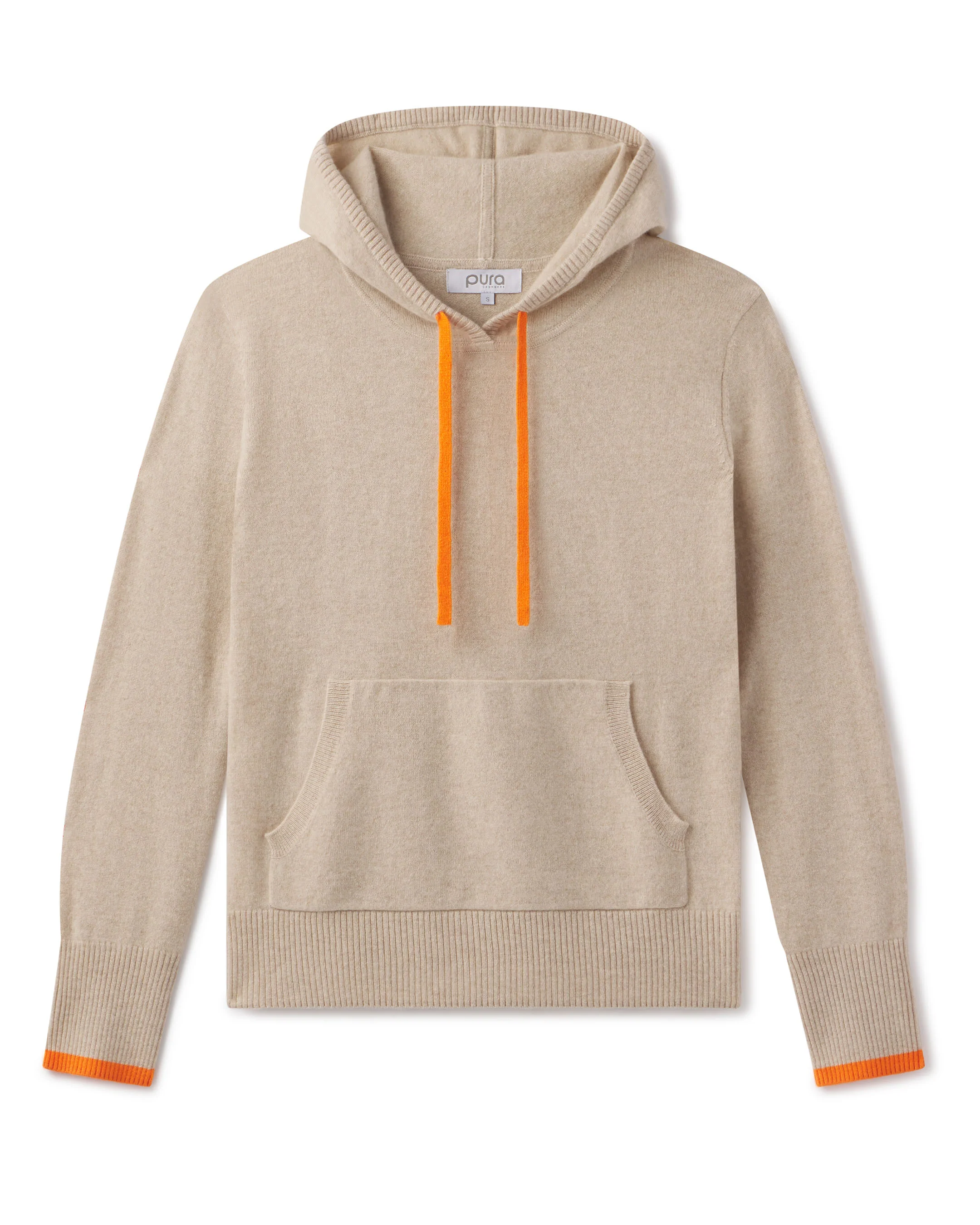 Cashmere Contrast Hoodie - Image 7