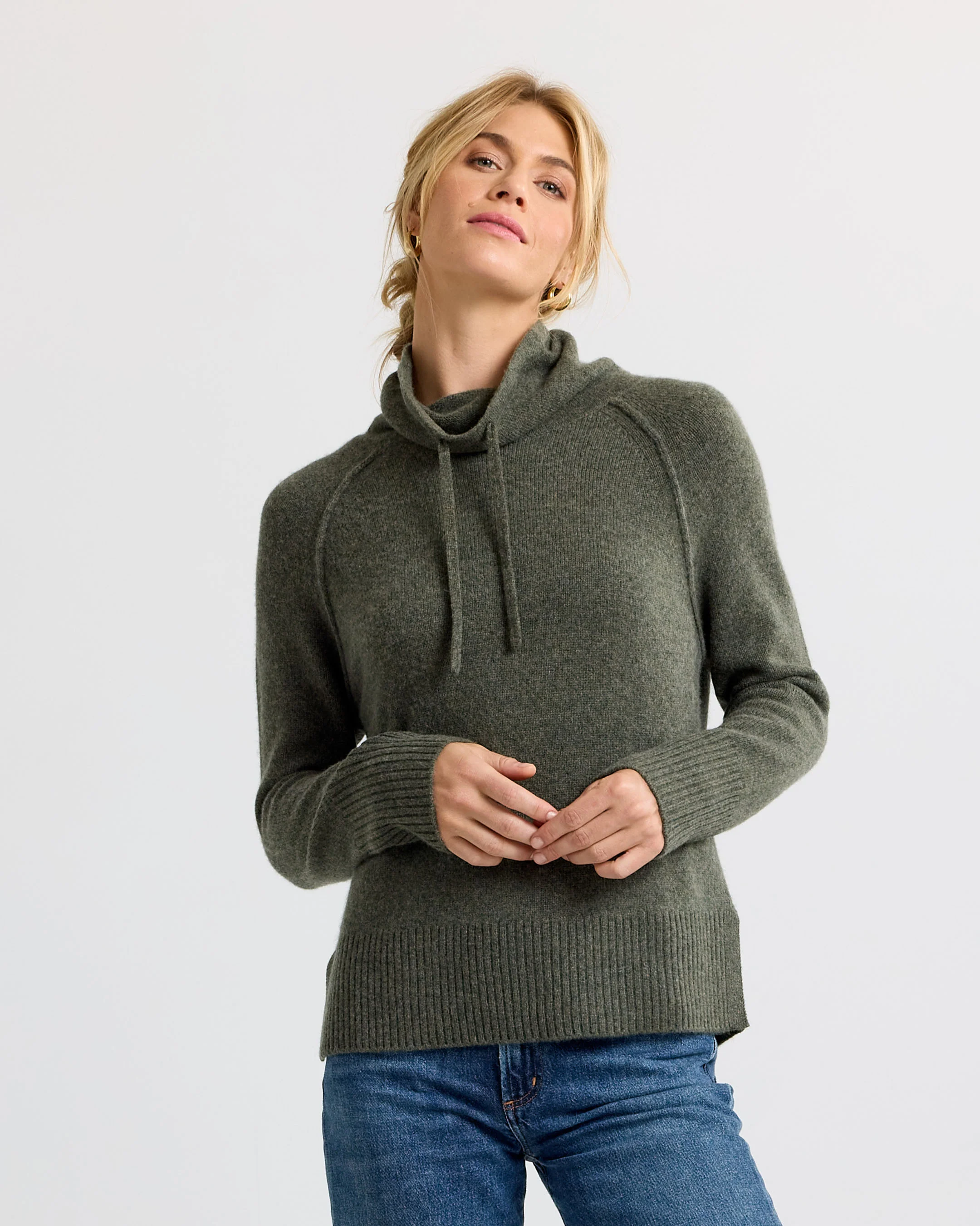 Cashmere Drawstring Funnel - Image 3