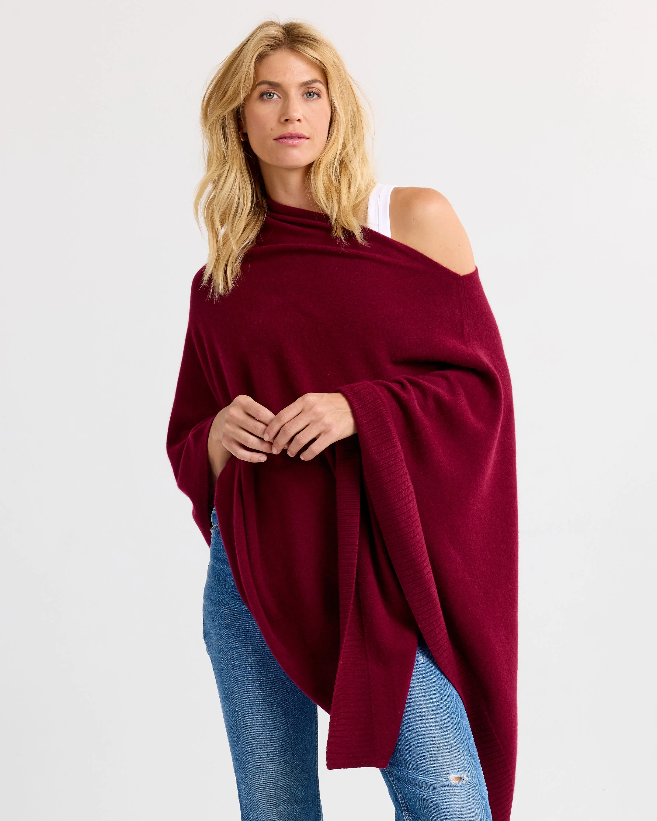 Cashmere Poncho - Image 3