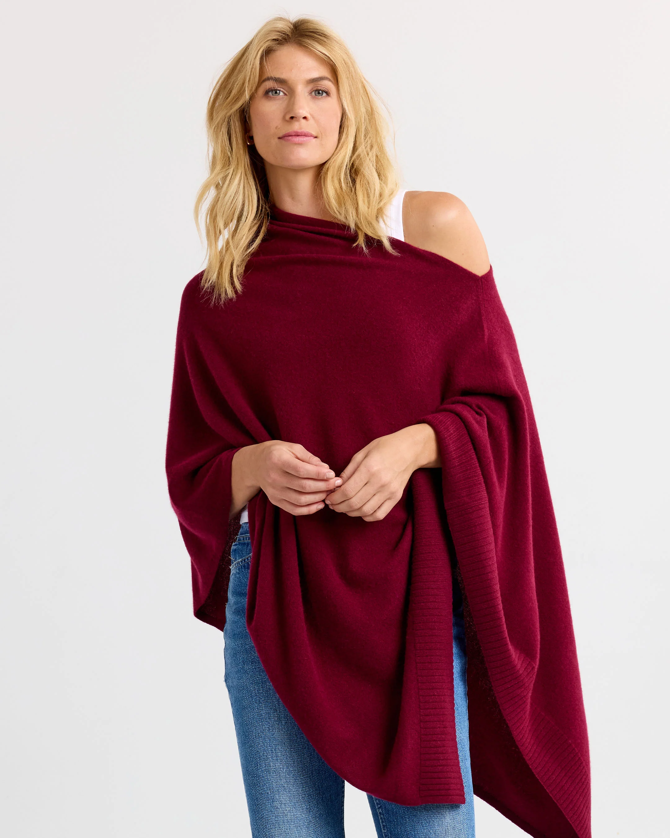 Cashmere Poncho - Image 5