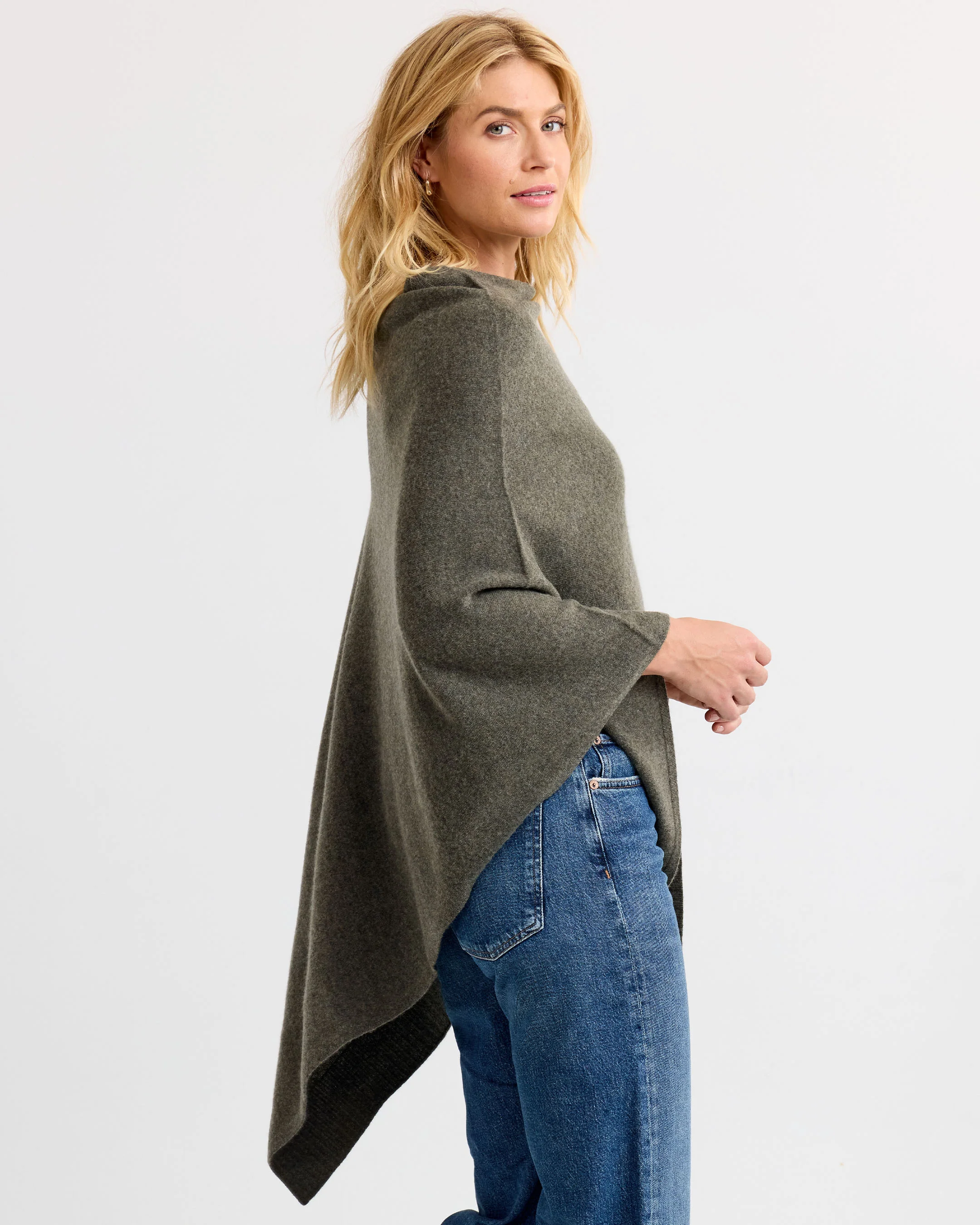 Cashmere Poncho - Image 4