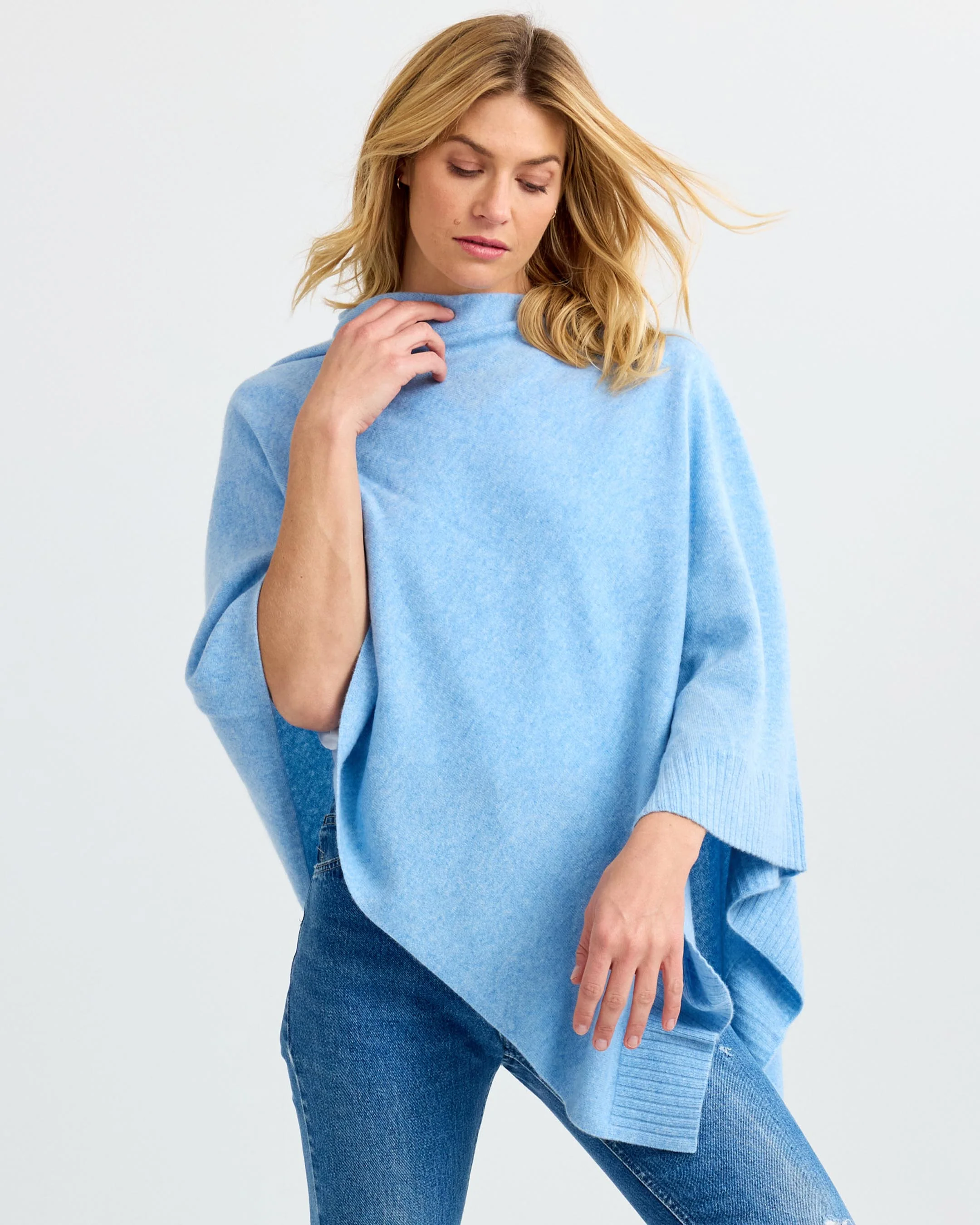 Cashmere Poncho - Image 3
