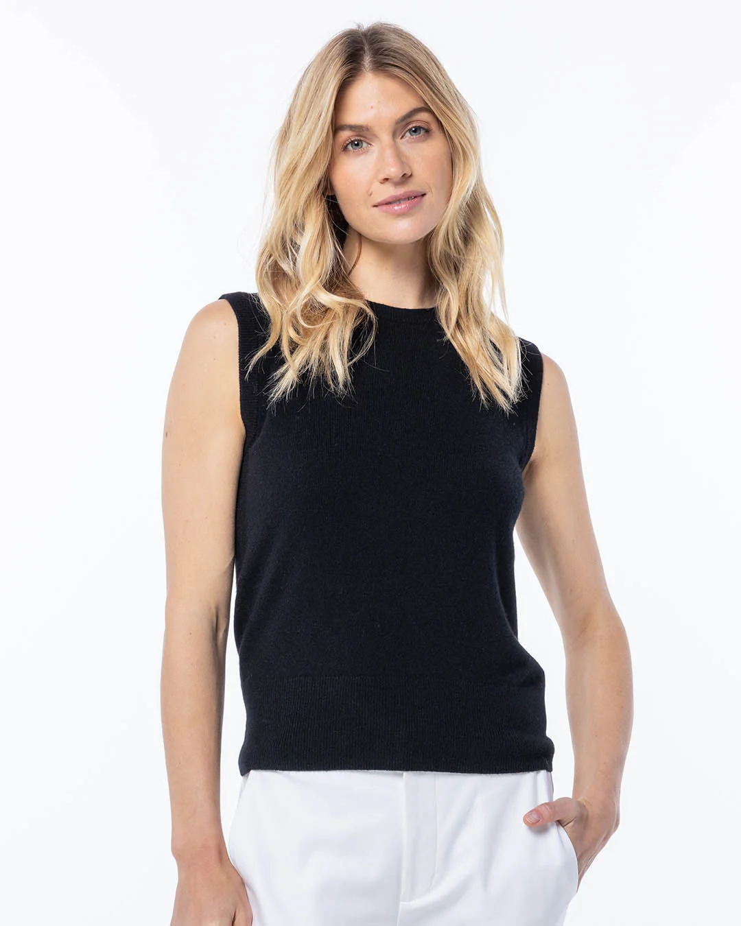 Cashmere Sleeveless Shell - Image 5