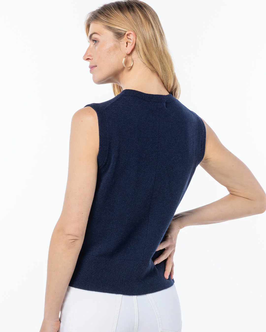 Cashmere Sleeveless Shell - Image 6