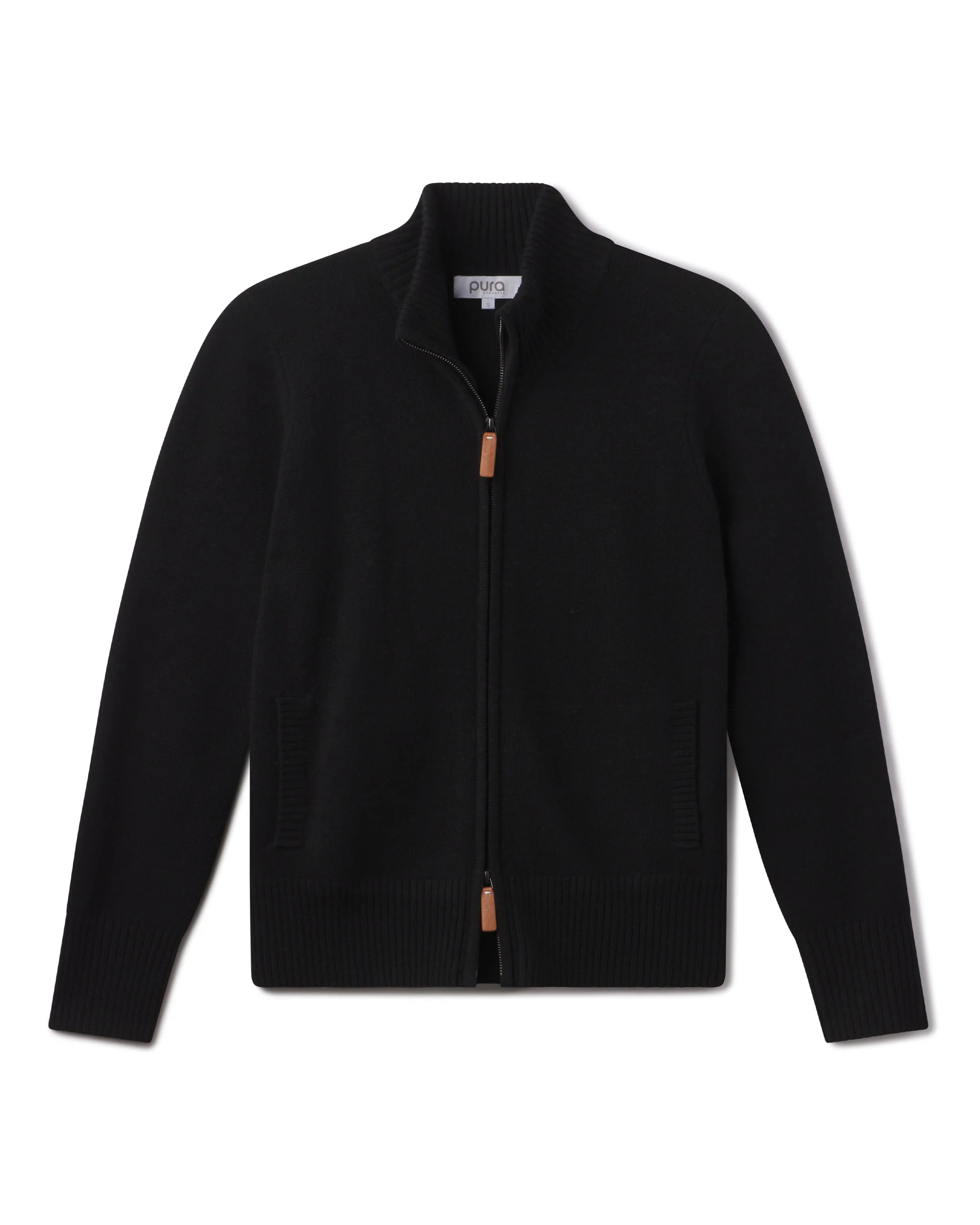 Cashmere Stand Collar Cardigan - Image 9