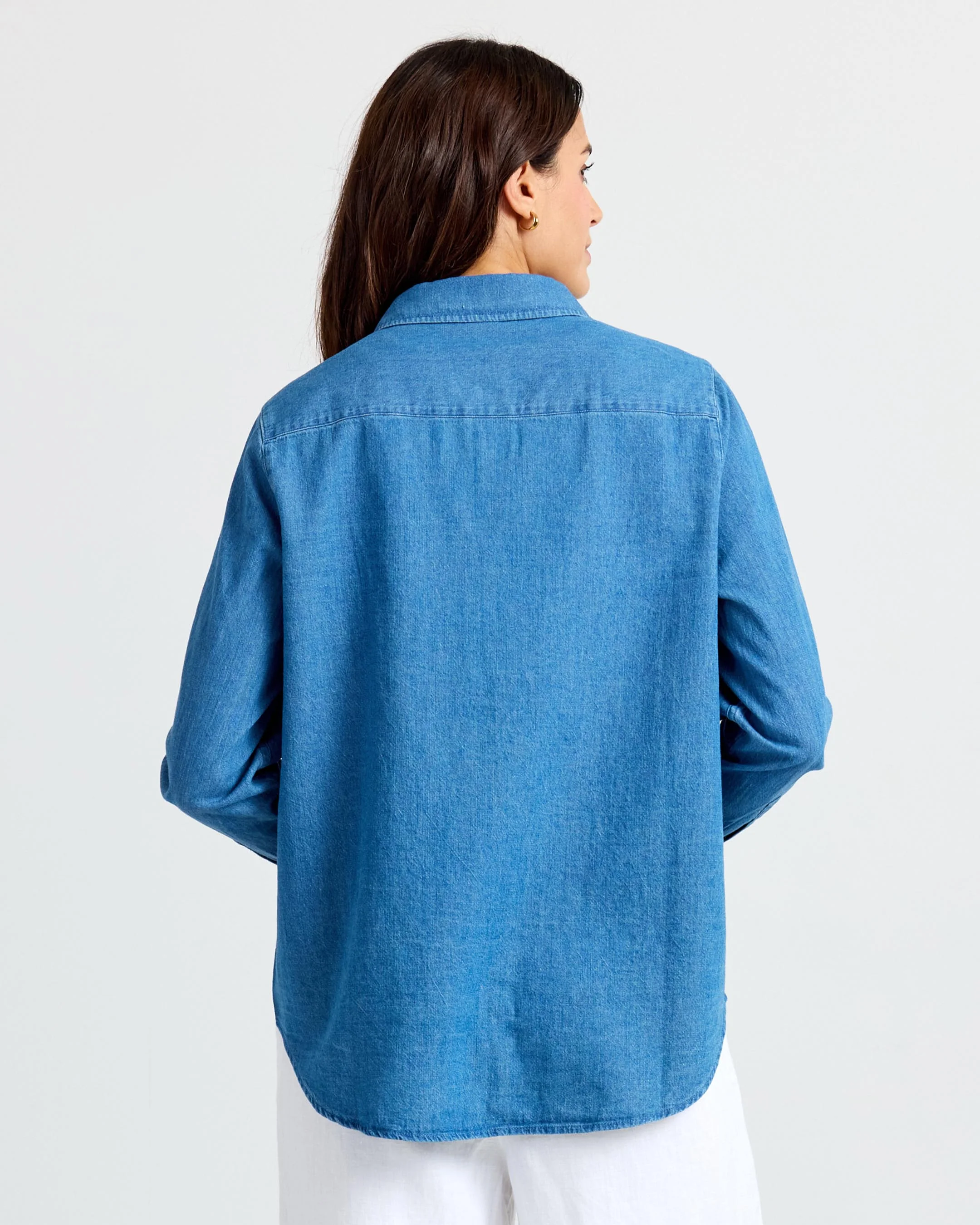 Classic Denim Button Up - Image 13