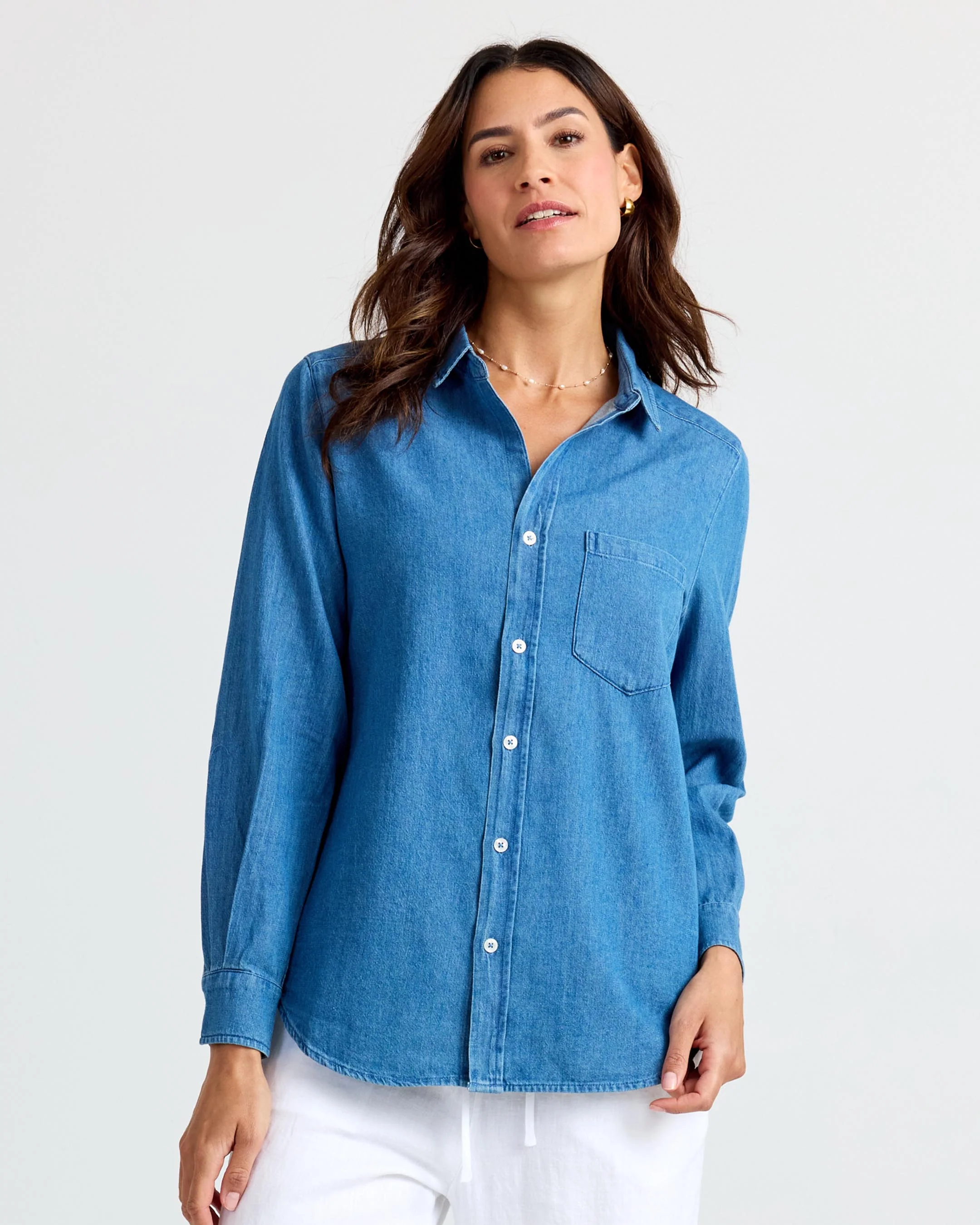 Classic Denim Button Up - Image 18