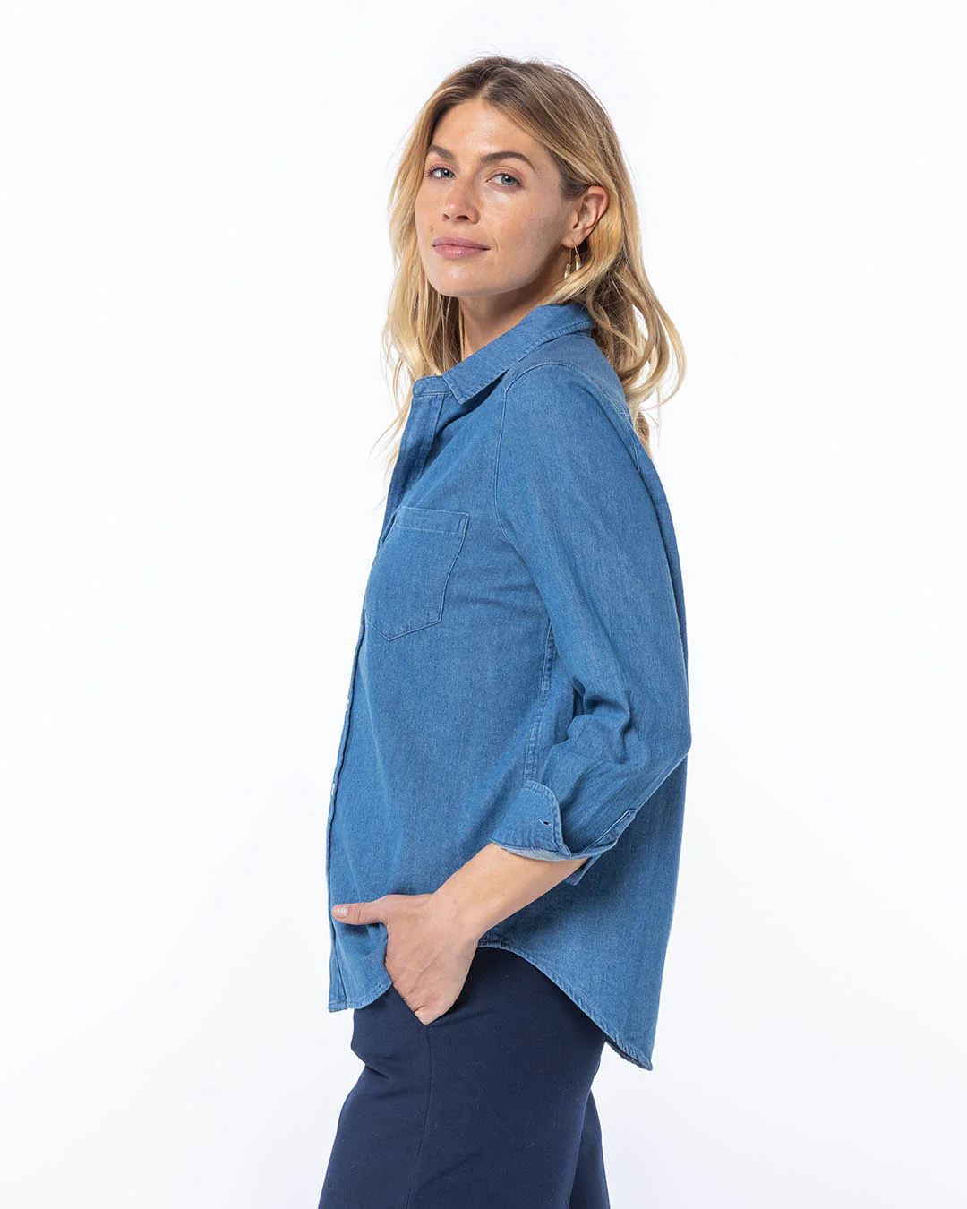 Classic Denim Button Up - Image 7
