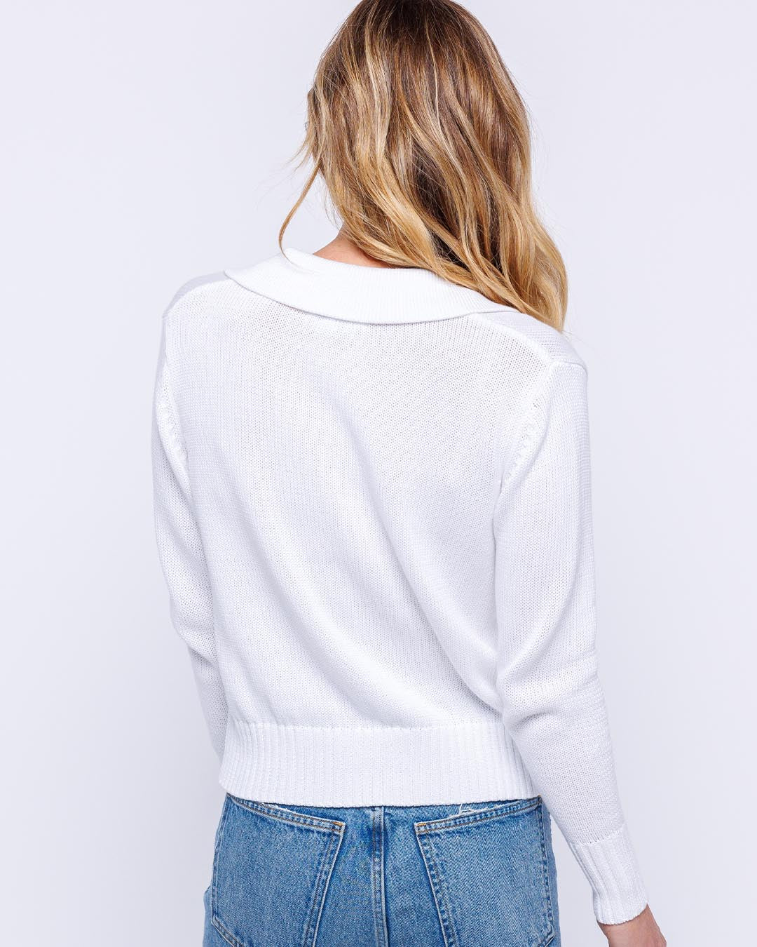 Cotton Collared V-Neck - Image 6