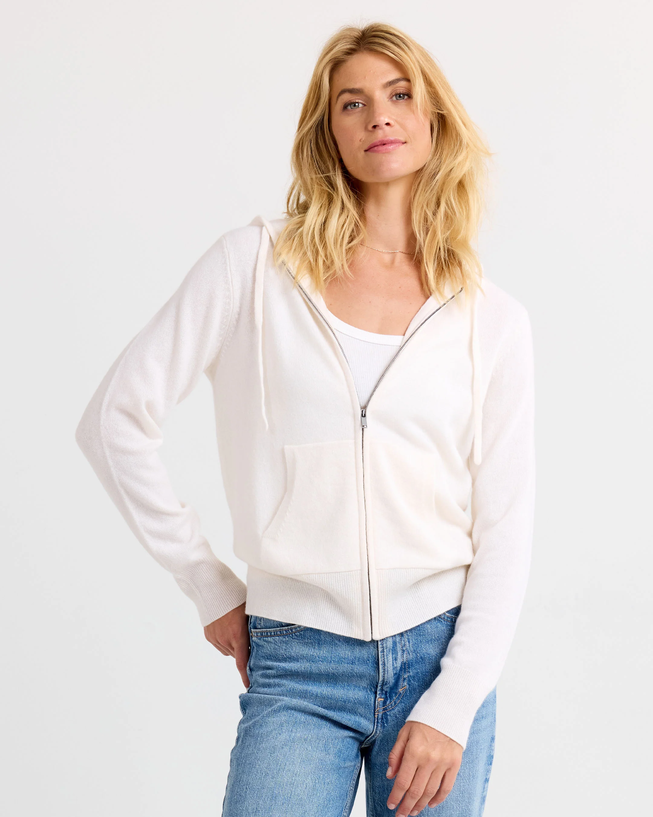 Essential Cashmere Hoodie - Image 2