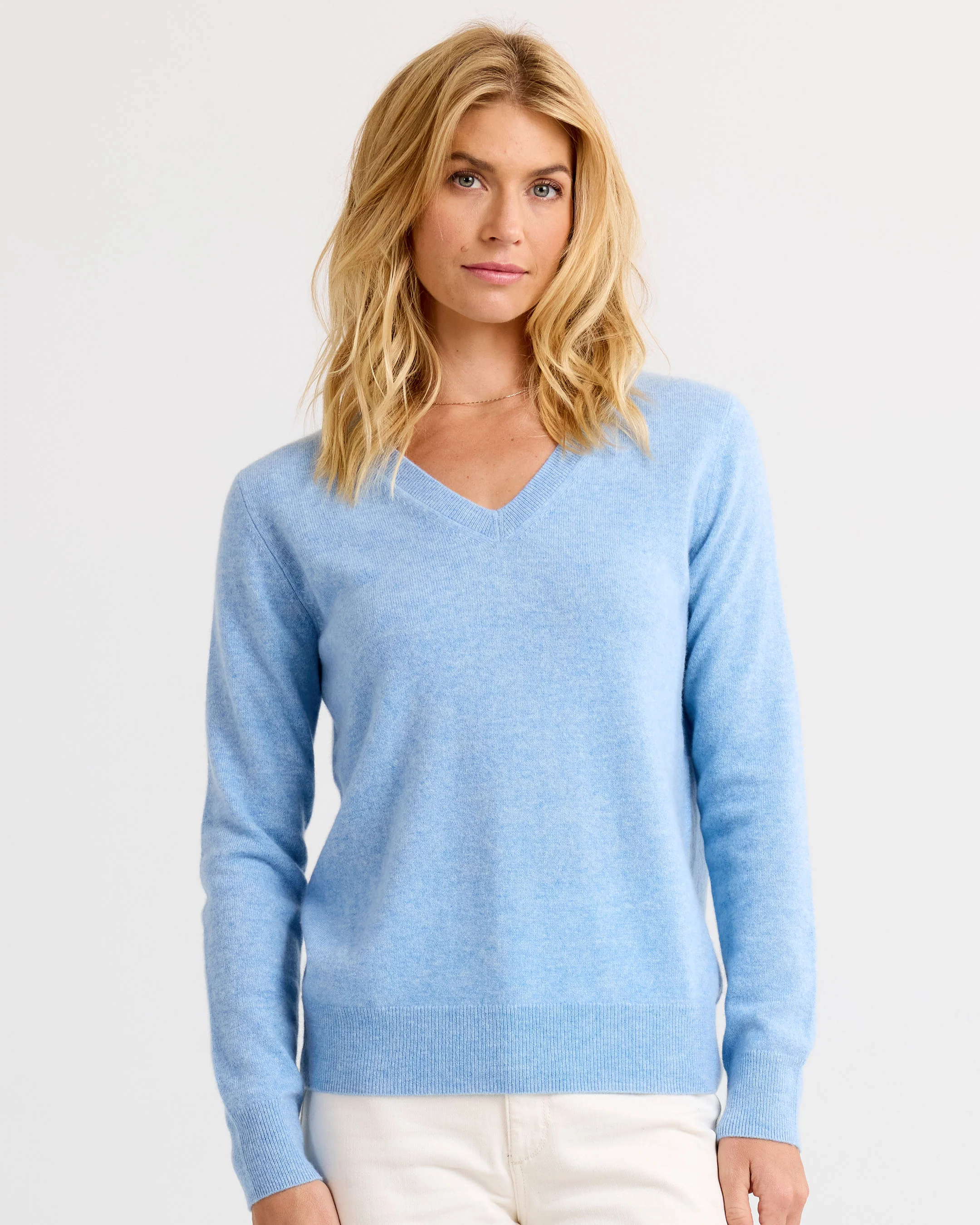 Essential Cashmere V-Neck - Image 2