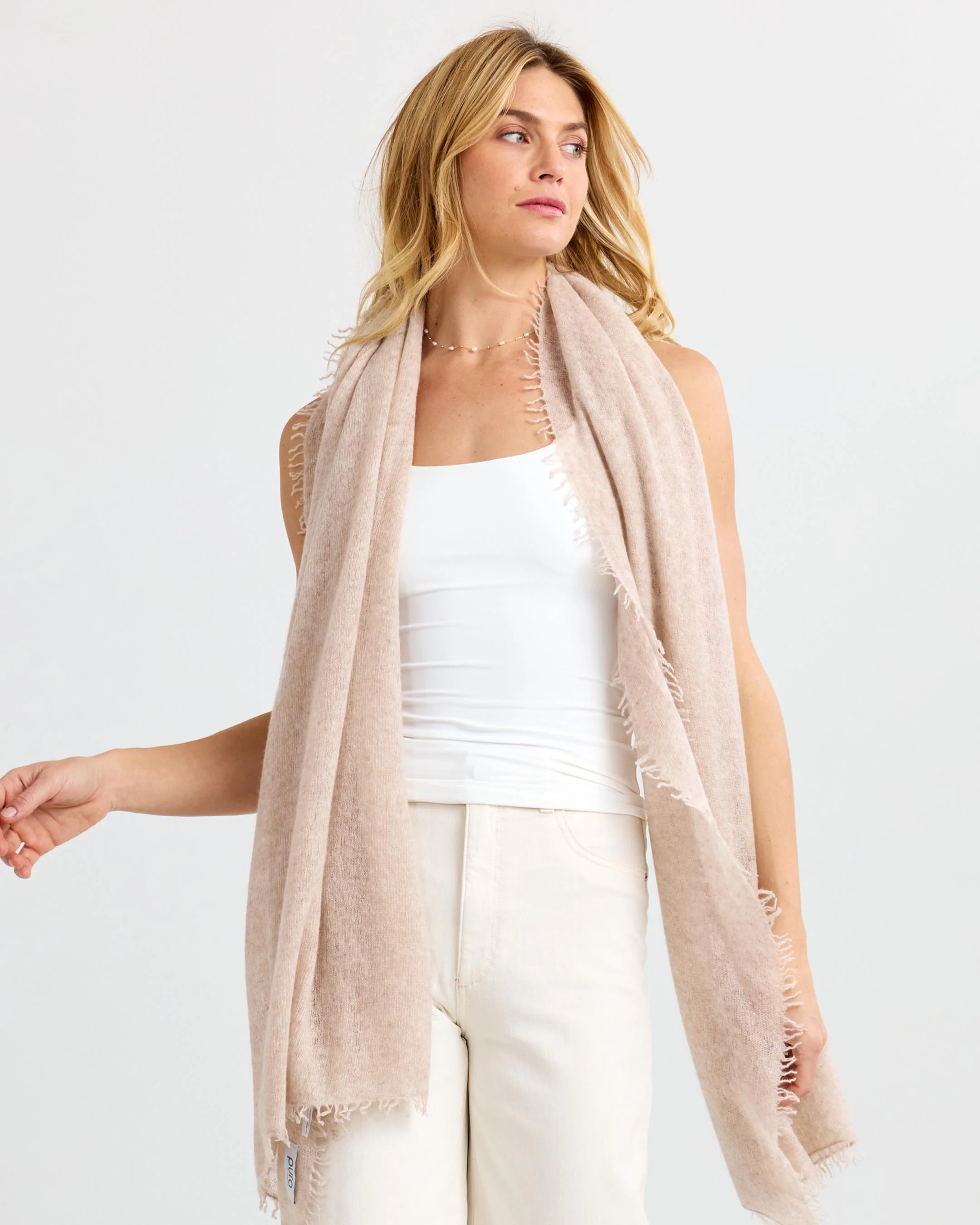 Felted Cashmere Scarf