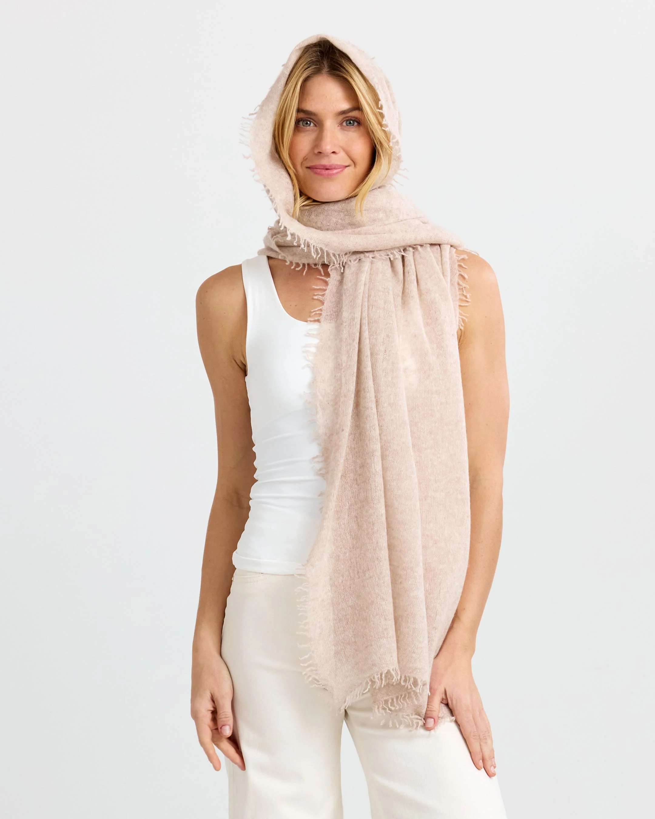 Felted Cashmere Scarf - Image 2