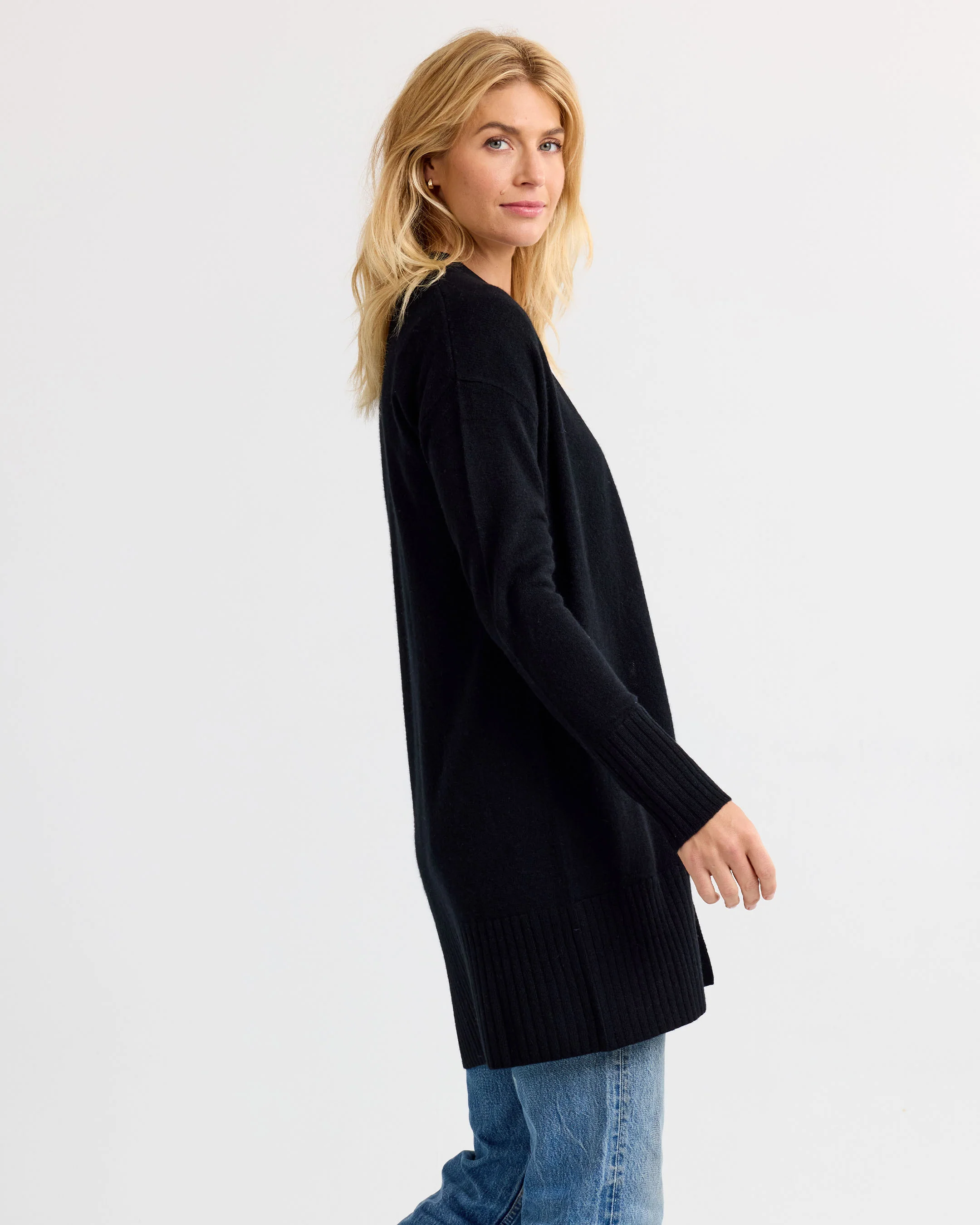 Long Cashmere Cardigan - Image 3
