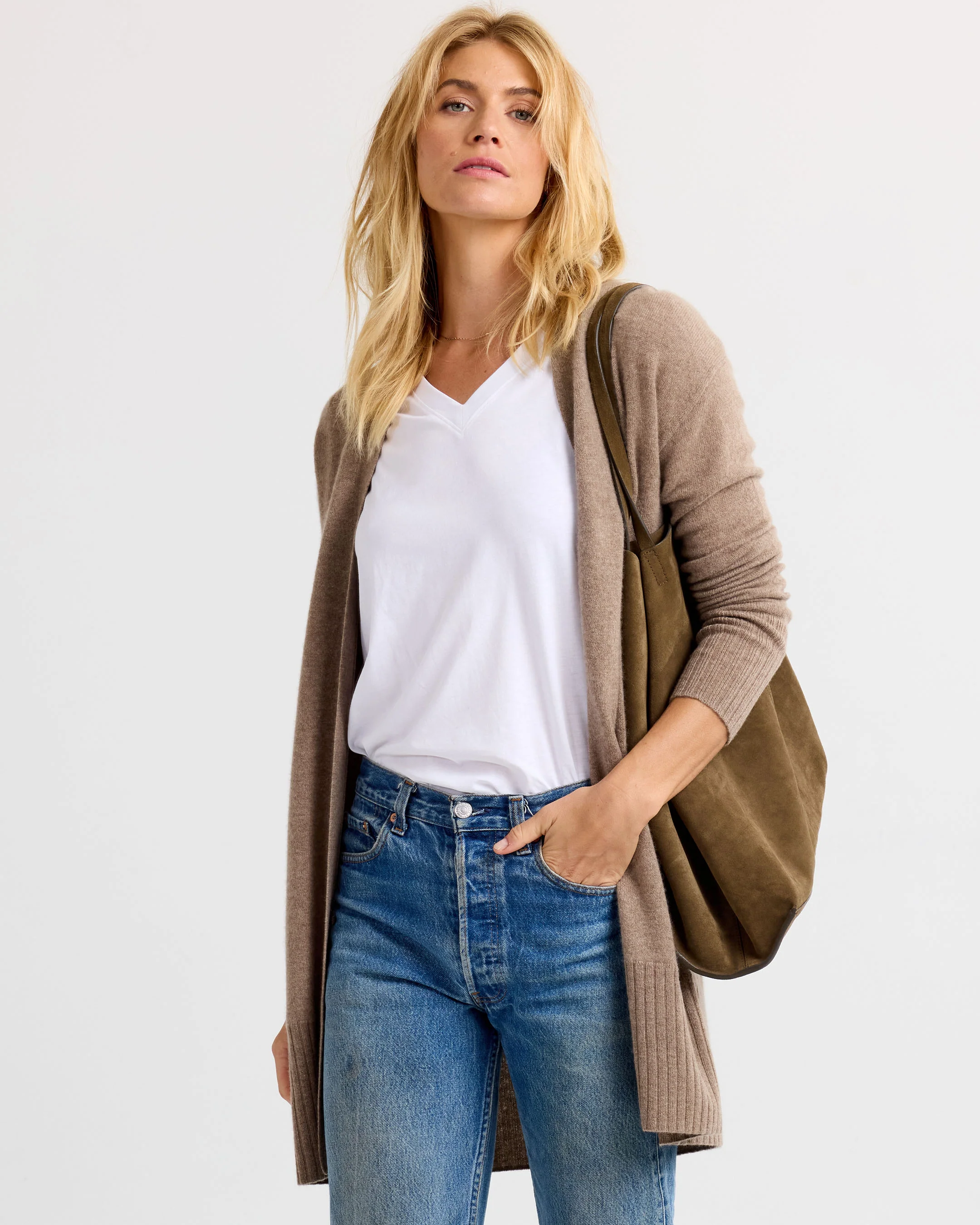 Long Cashmere Cardigan - Image 4