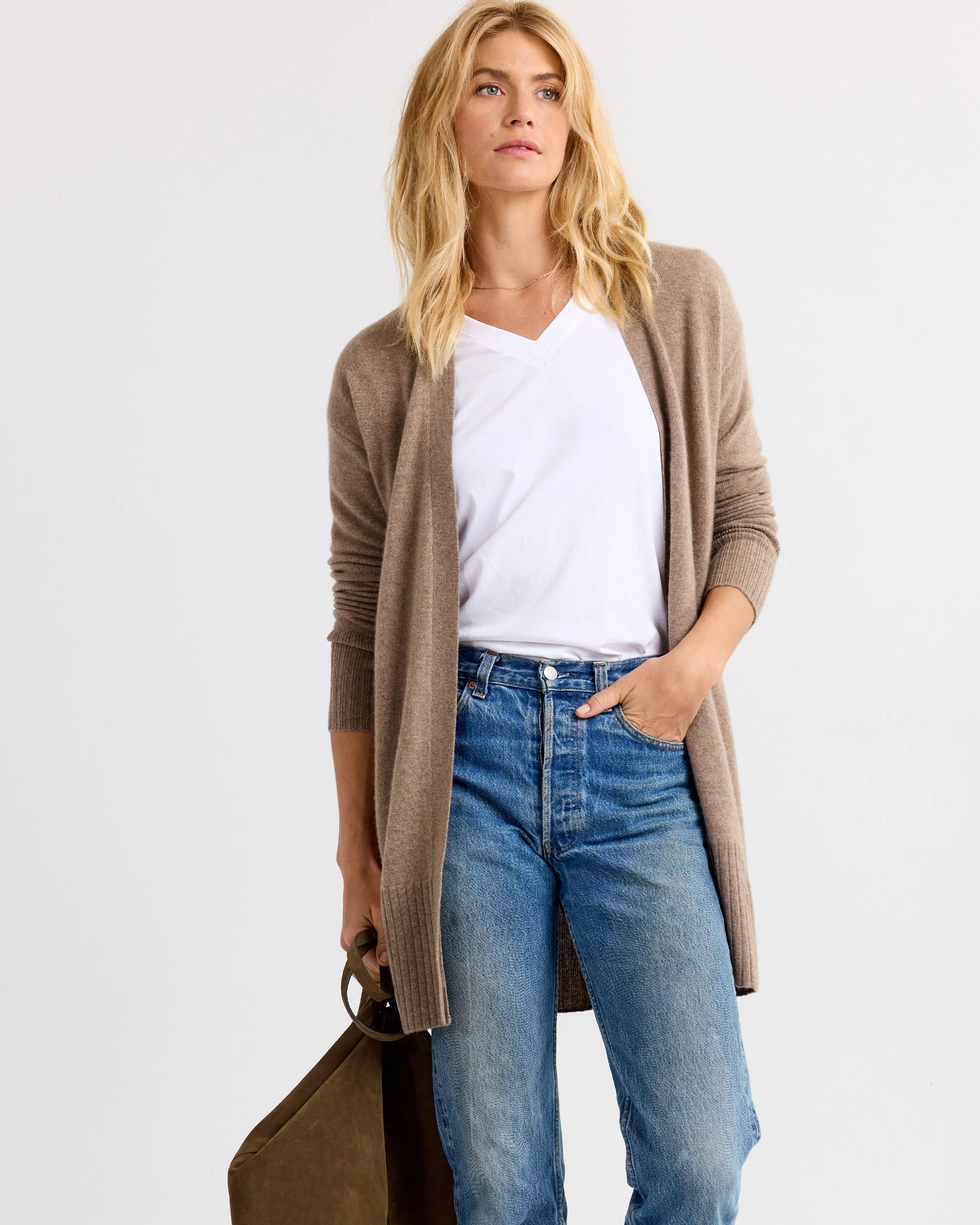 Long Cashmere Cardigan - Image 5