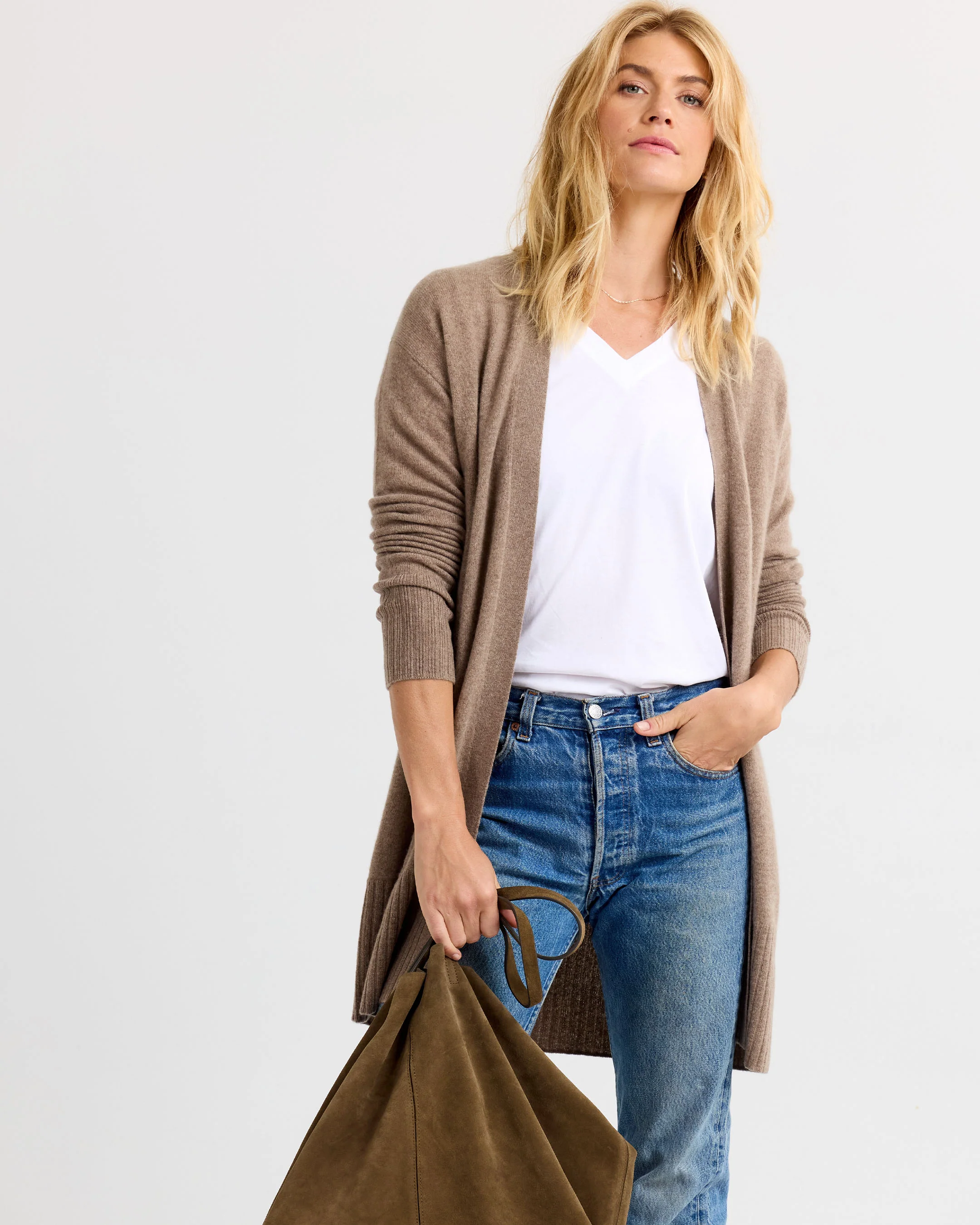 Long Cashmere Cardigan - Image 6