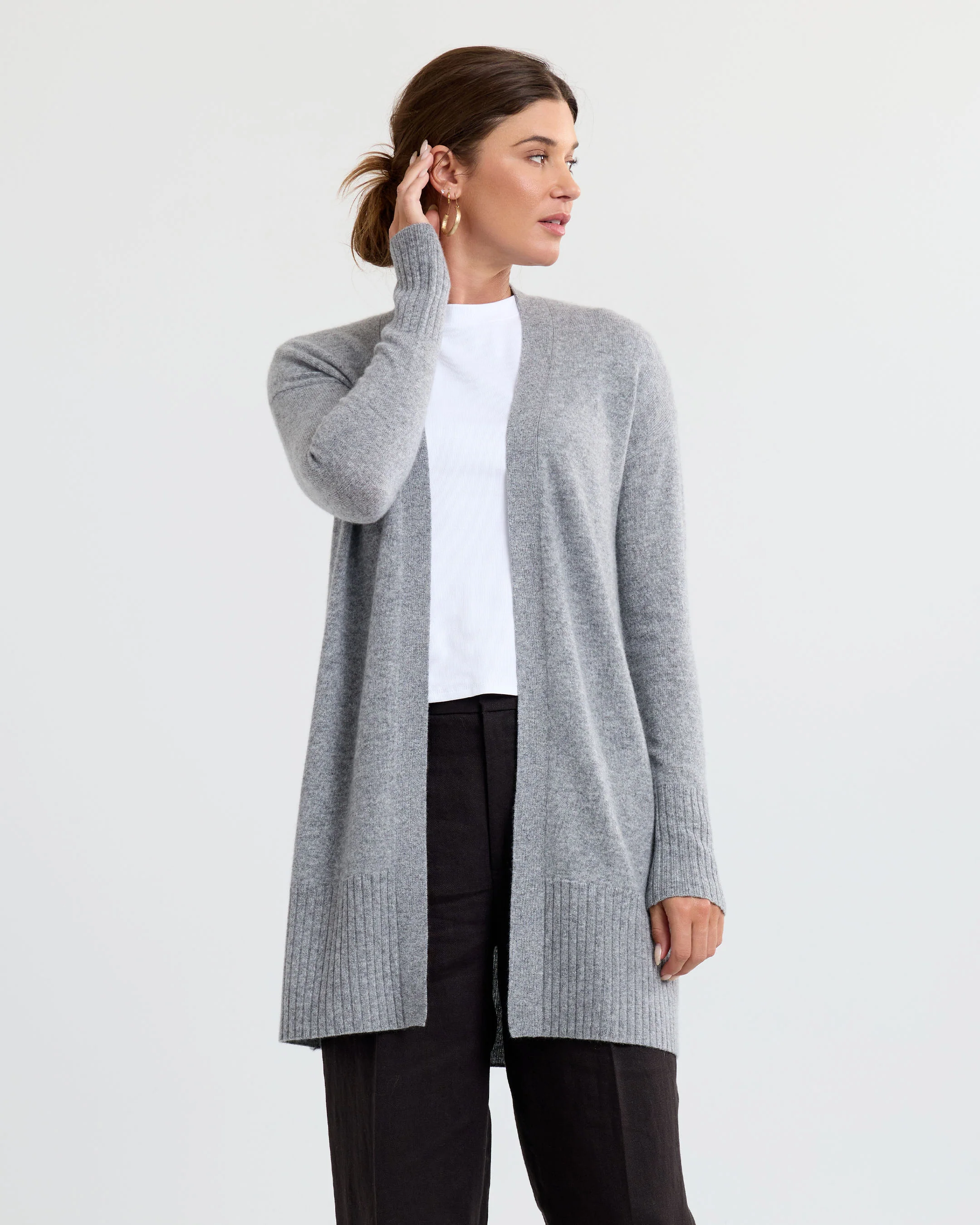 Long Cashmere Cardigan - Image 4