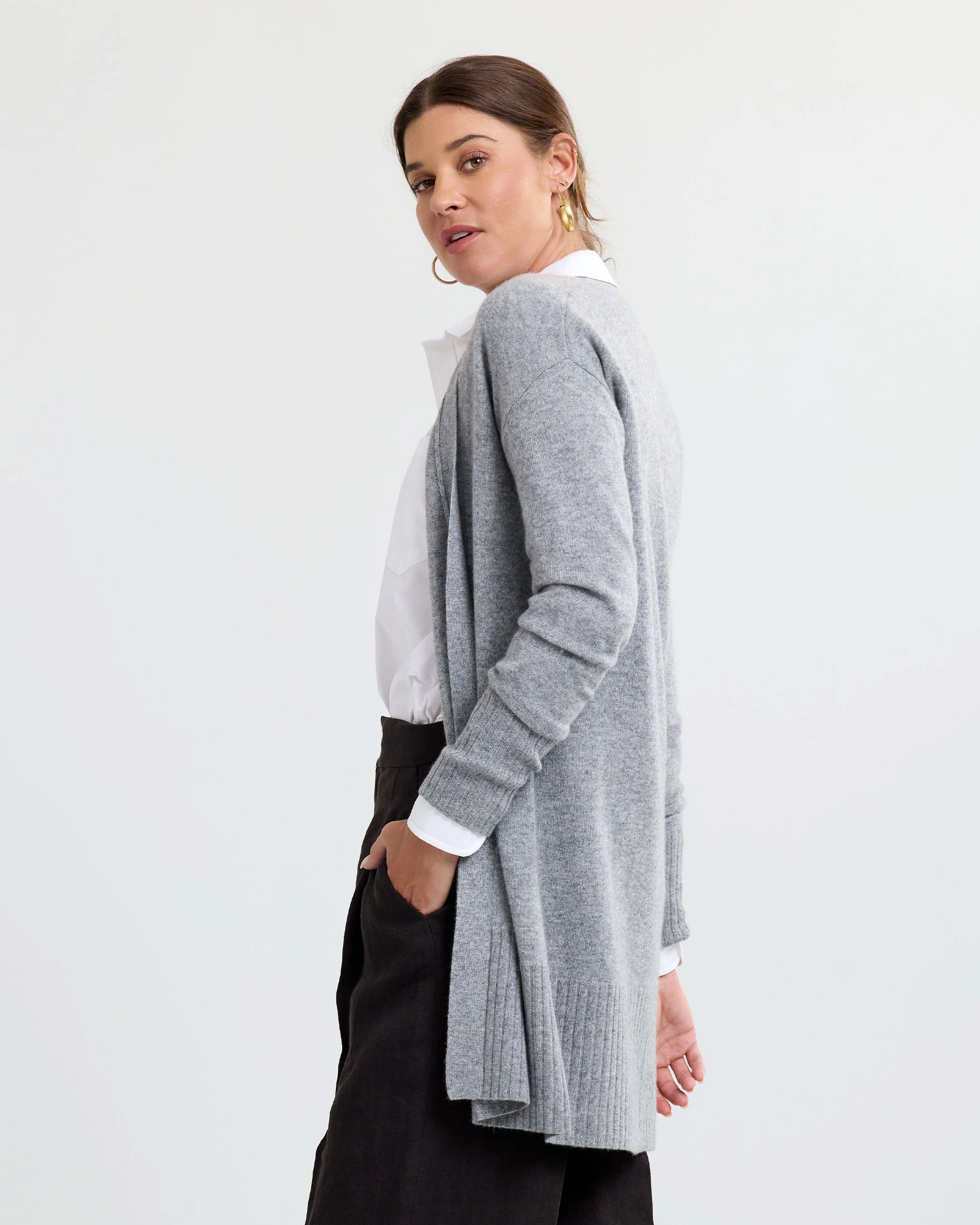 Long Cashmere Cardigan - Image 5