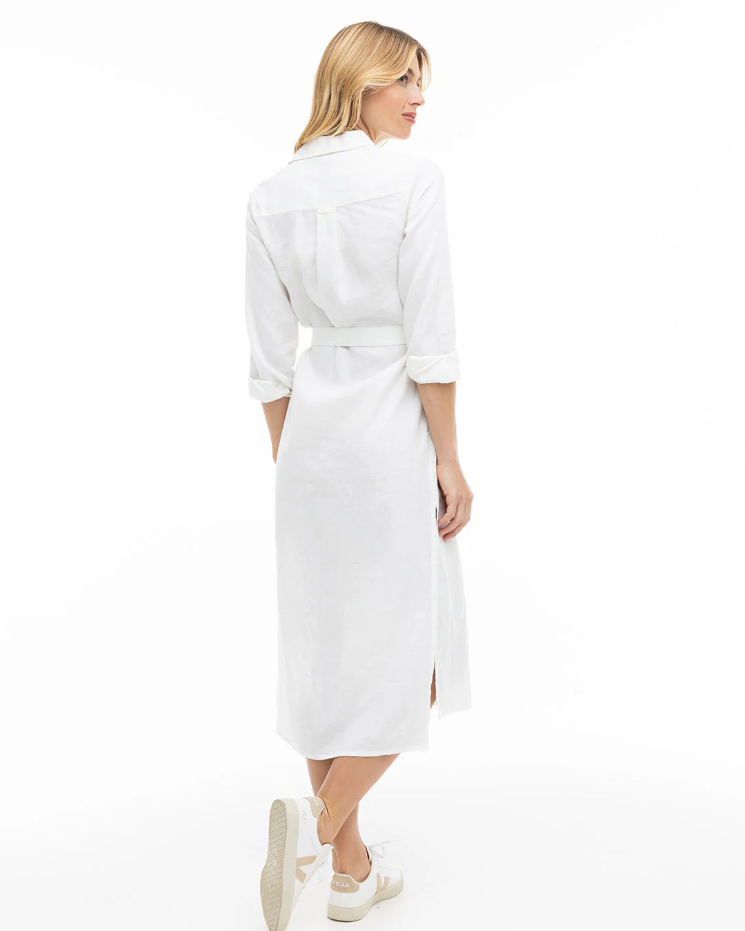 Luxe Linen Shirt Dress - Image 7