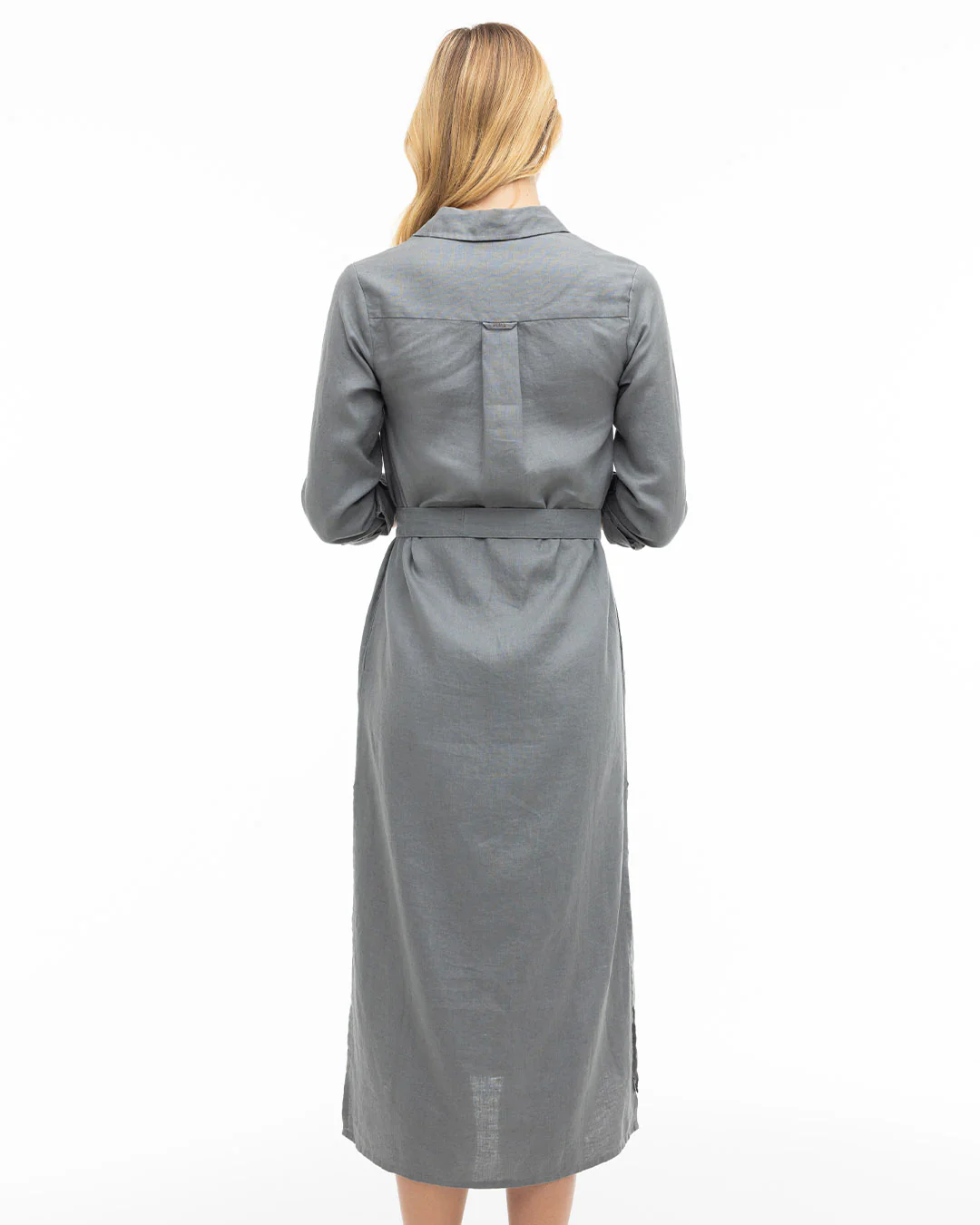 Luxe Linen Shirt Dress - Image 7