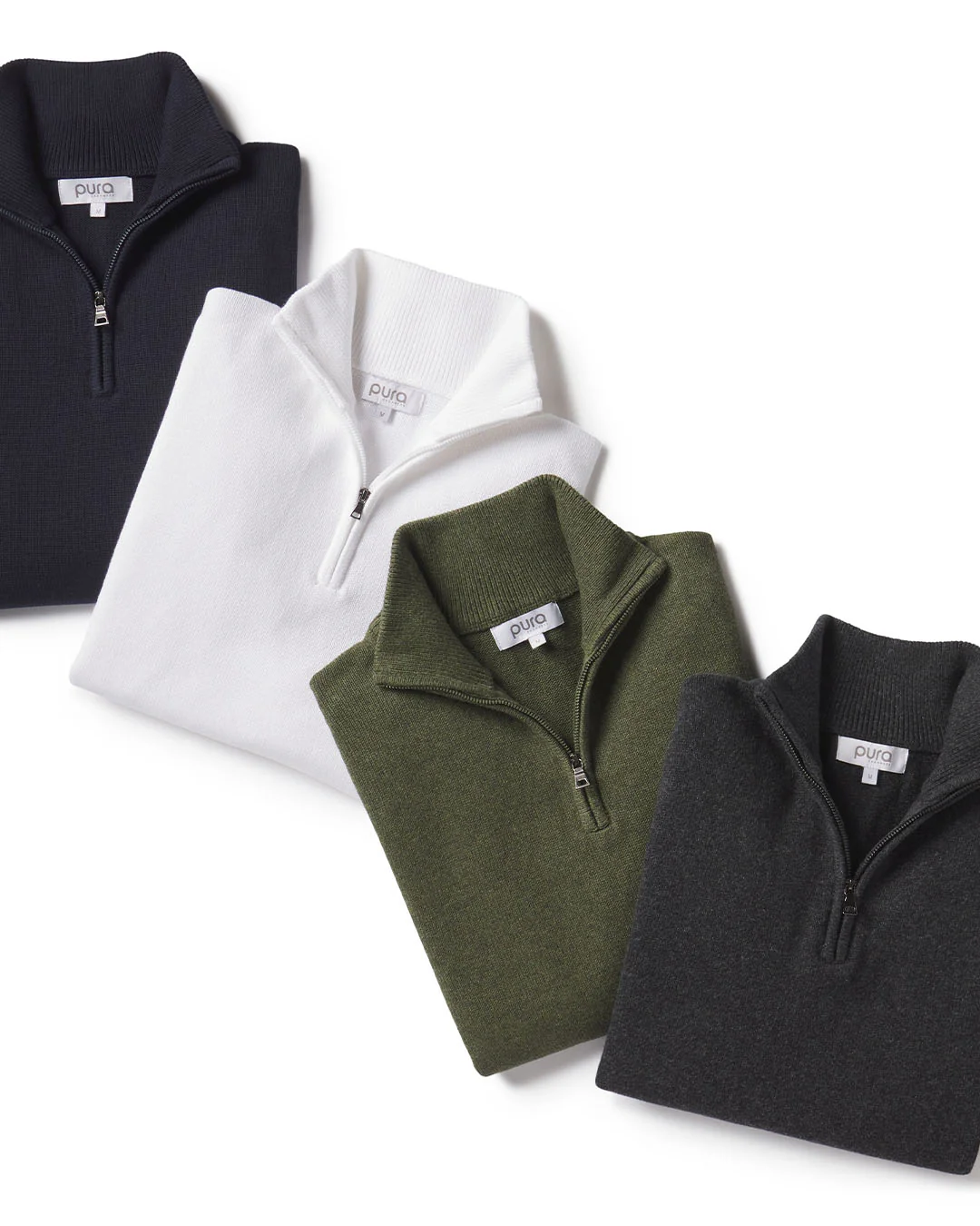 Men's Cotton Classic Half Zip - Image 3