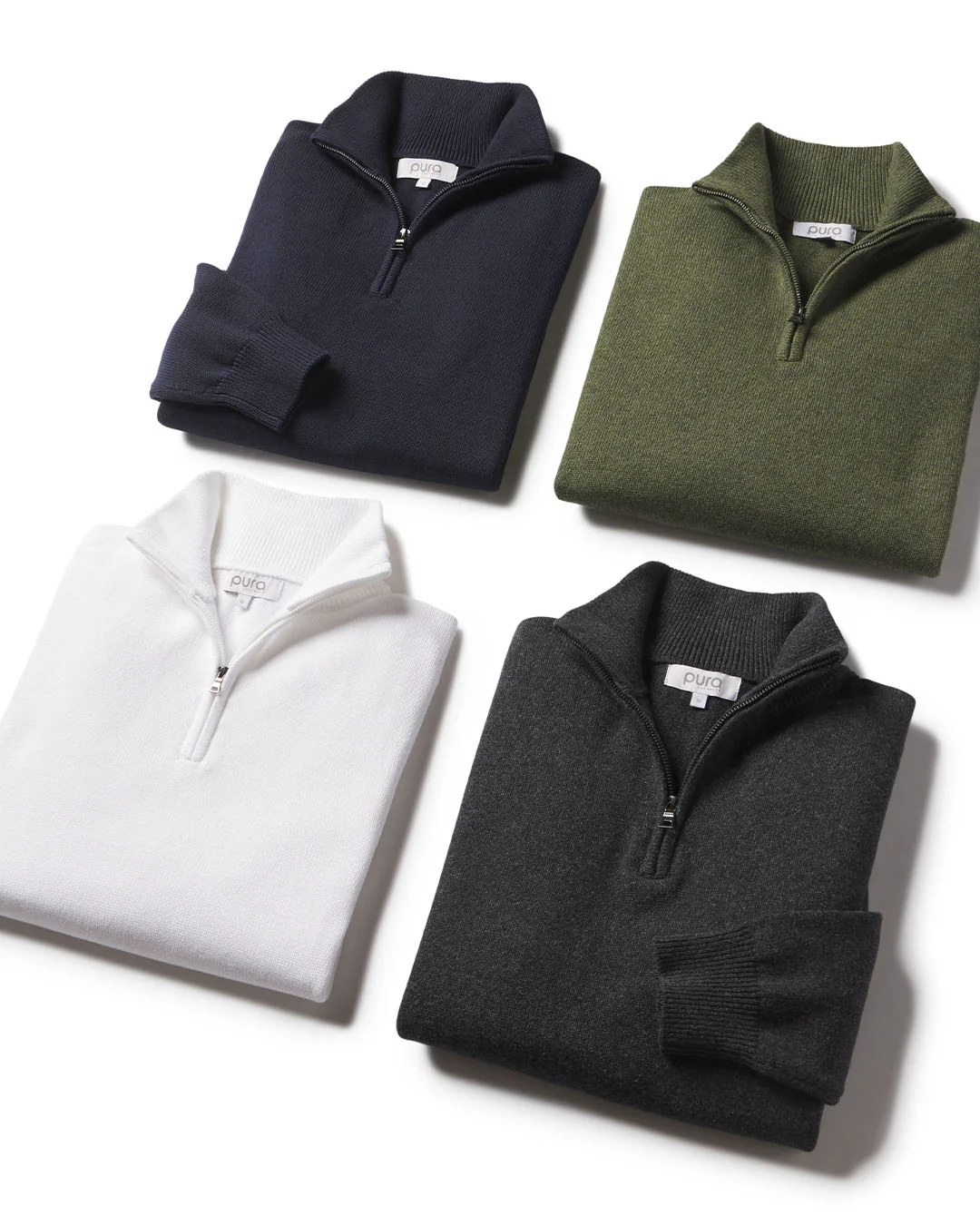 Men's Cotton Classic Half Zip - Image 3