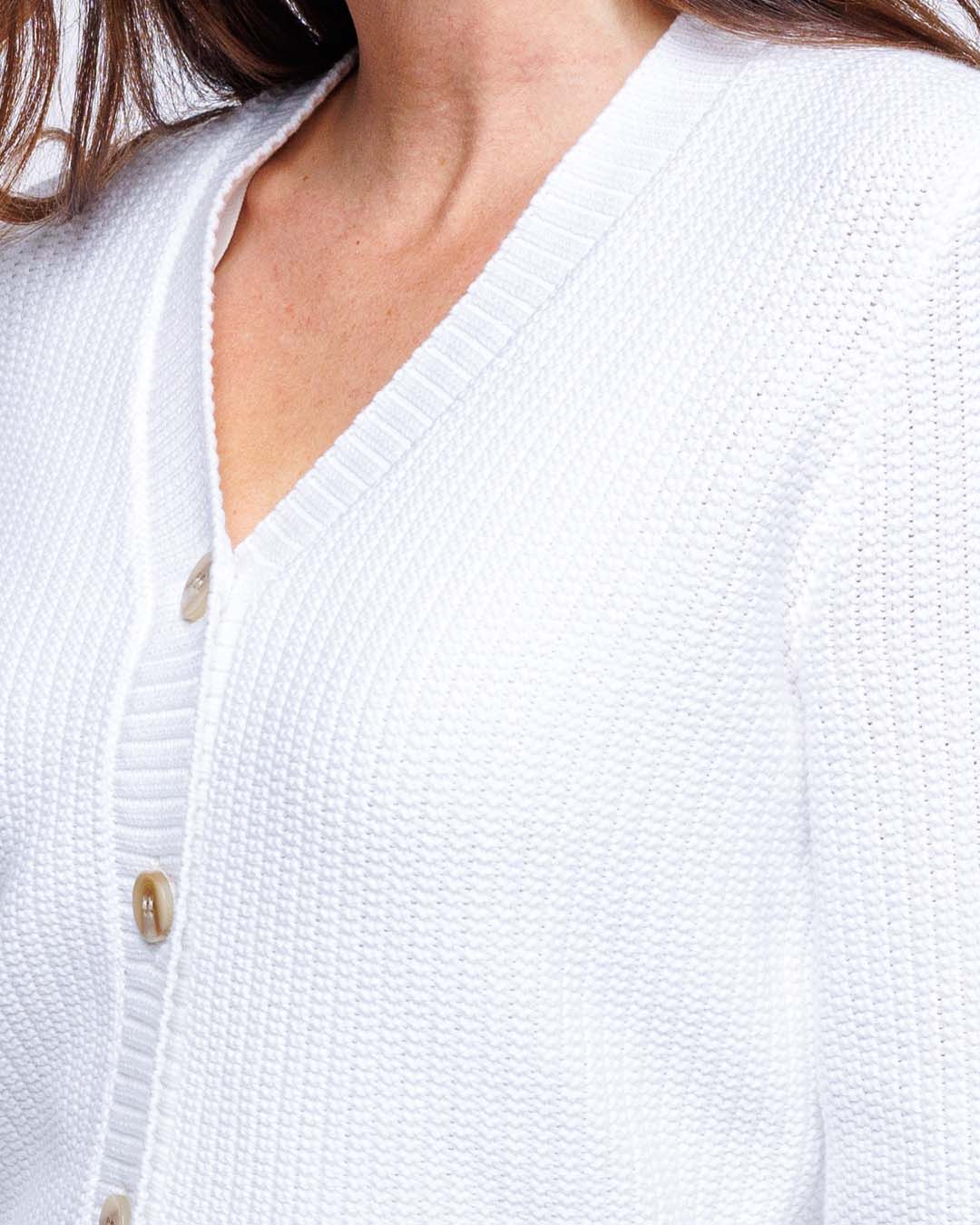 Textured Cropped Cardigan - Image 3