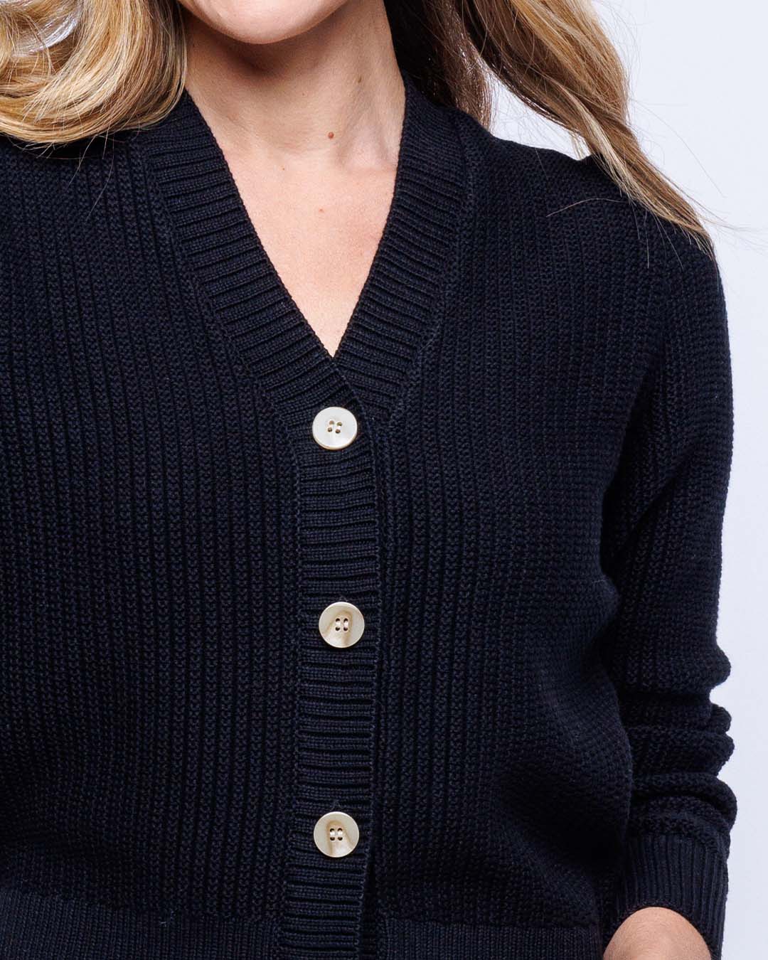 Textured Cropped Cardigan - Image 3