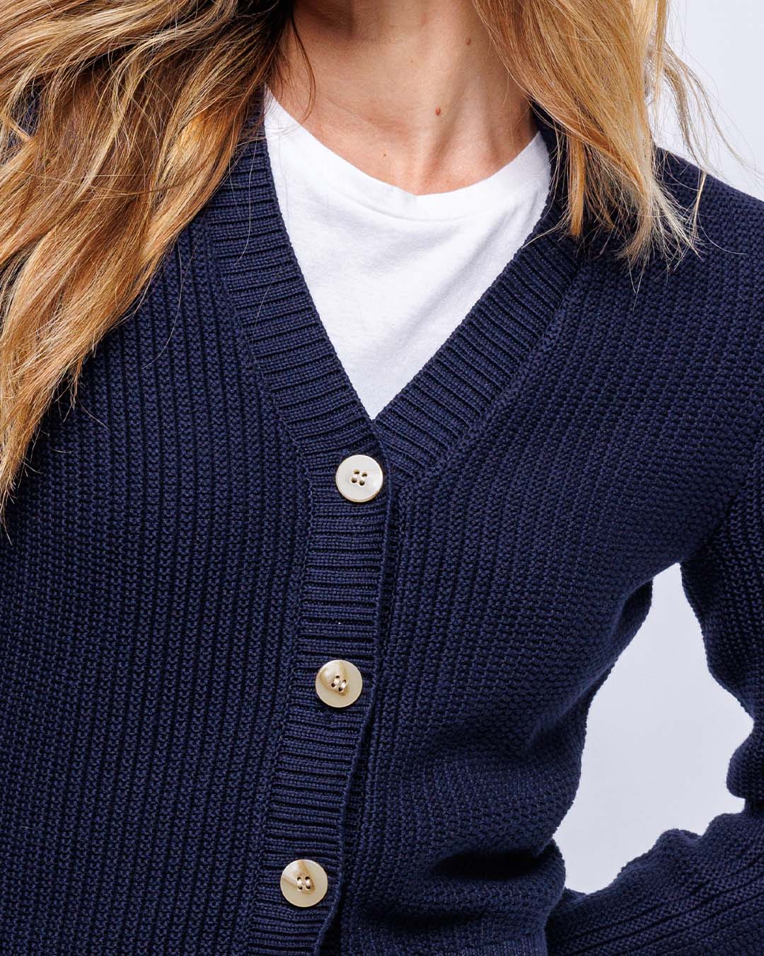 Textured Cropped Cardigan - Image 7