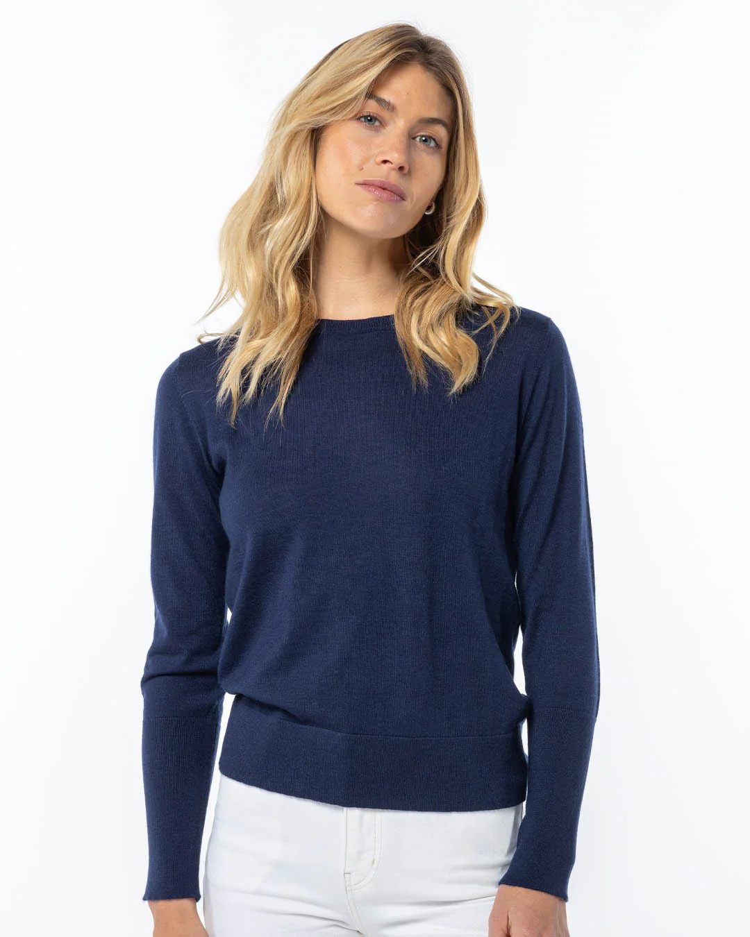 Worsted Cashmere Long Sleeve Tee - Image 4